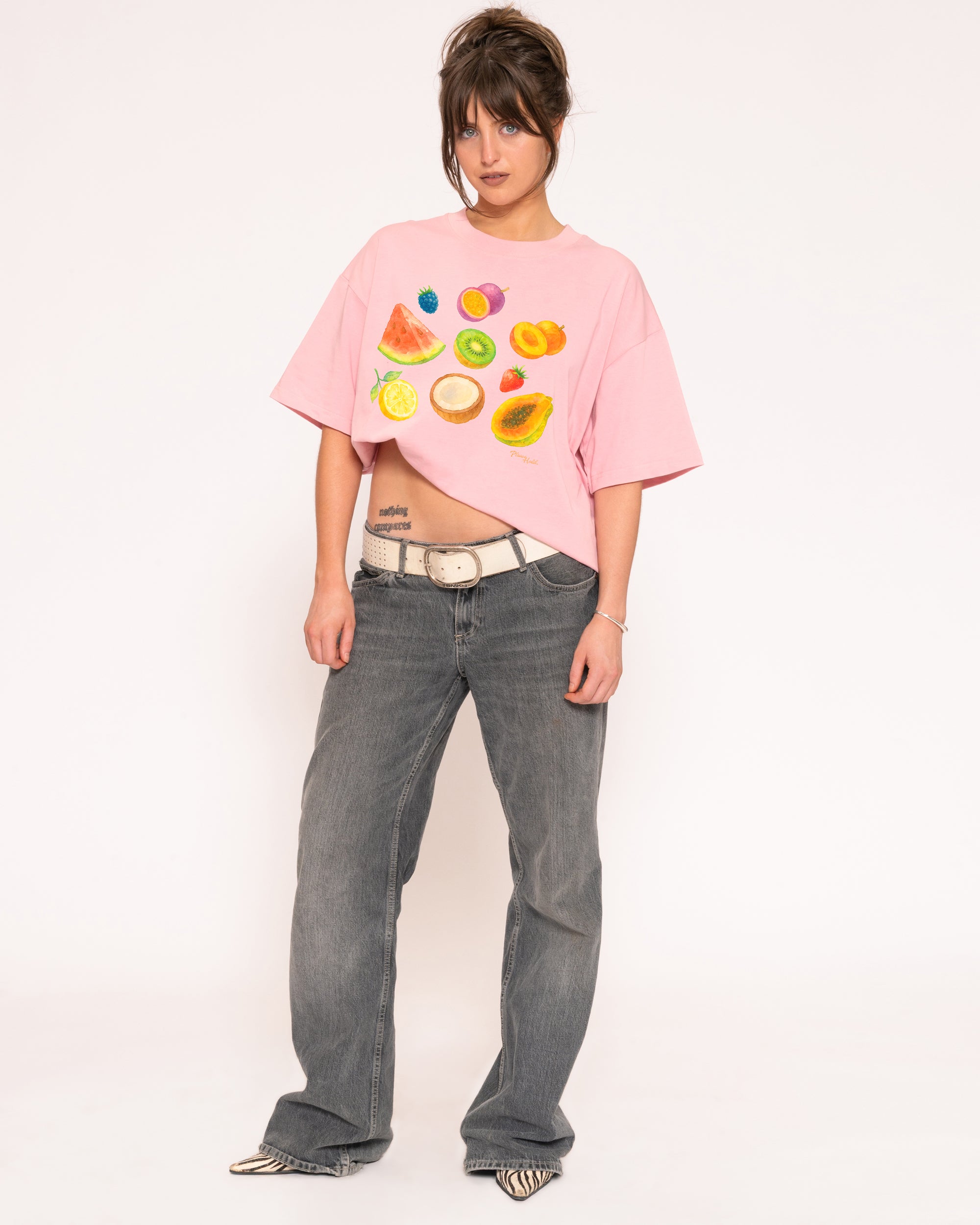 Fruit Platter Boxy Crop Tee