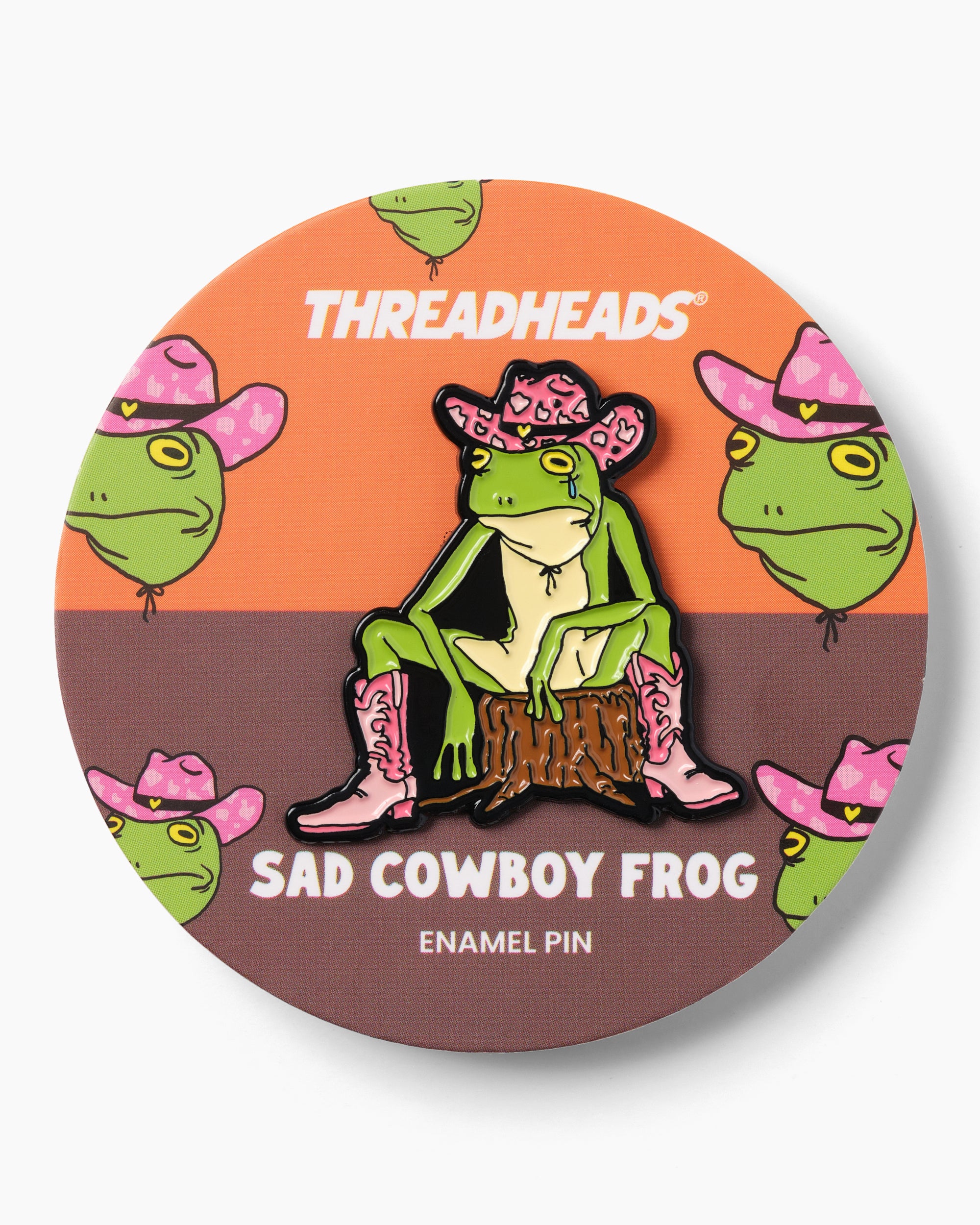 Sad Frog Enamel Pin Australia Online