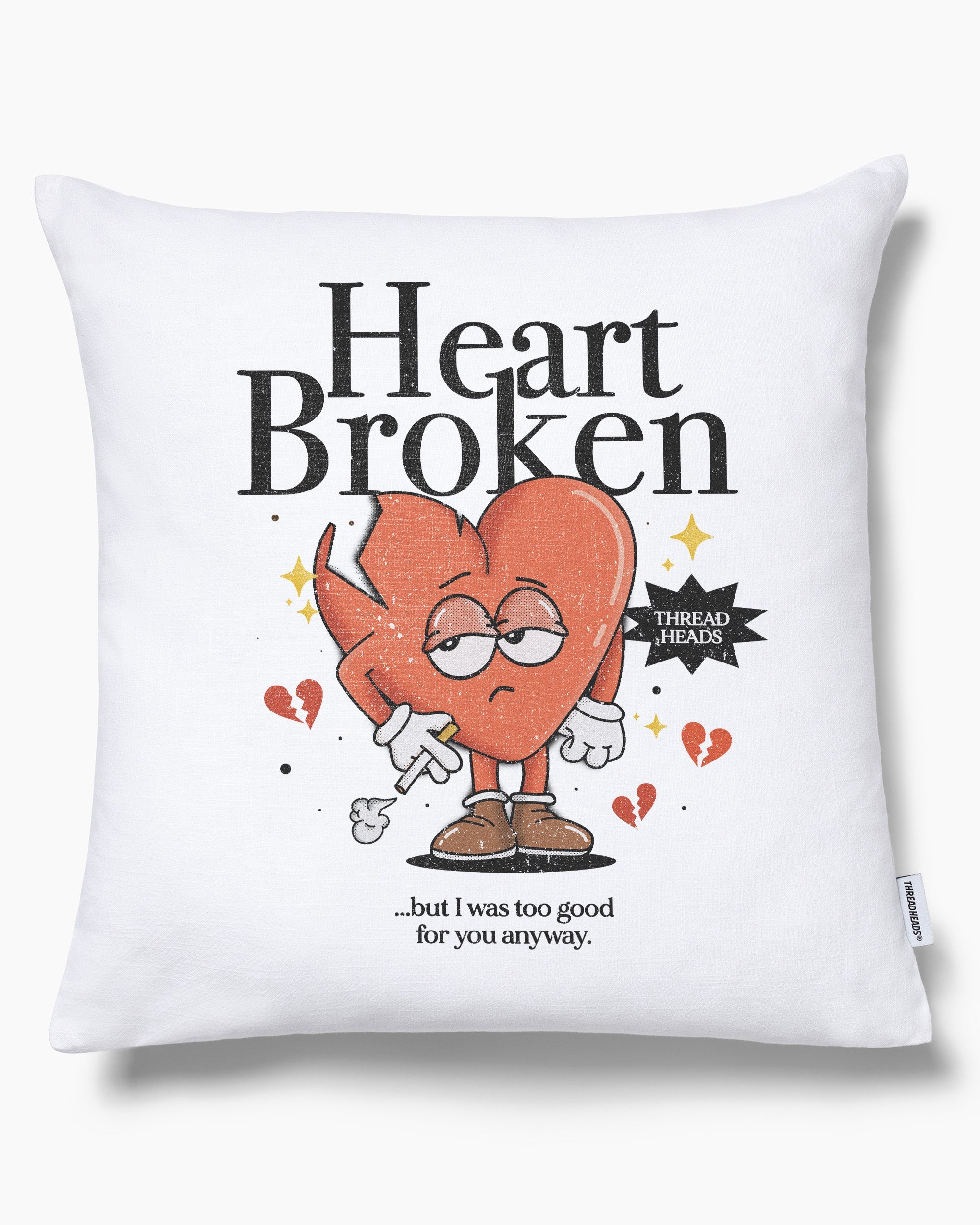 Heart Broken Cushion Australia Online White