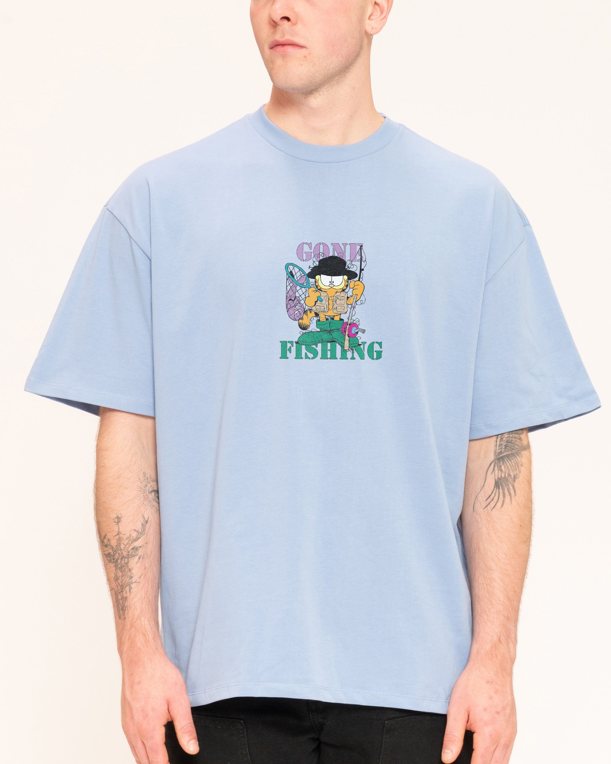 Gone Fishing Oversized Tee