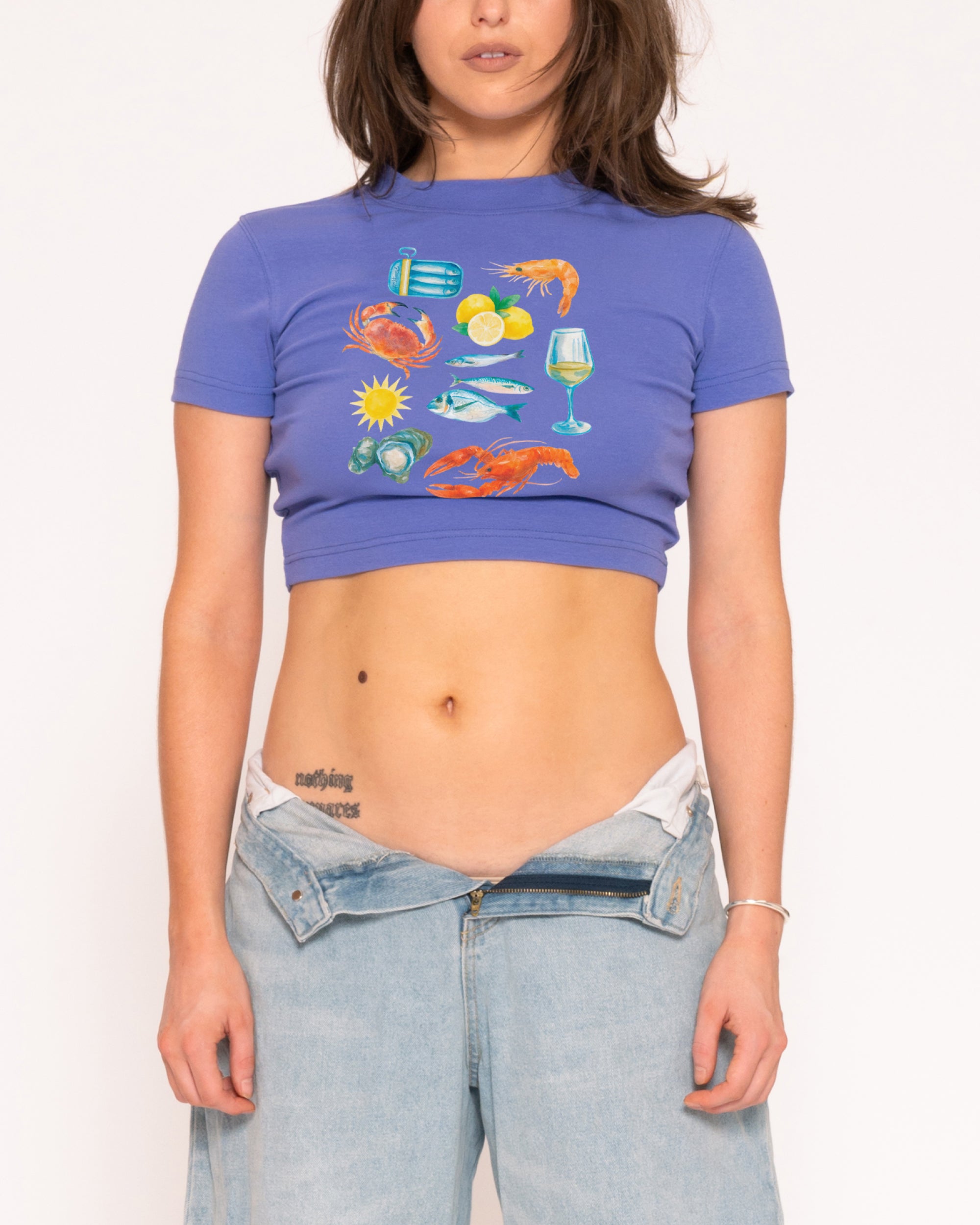 Seafood Platter Purple Baby Tee