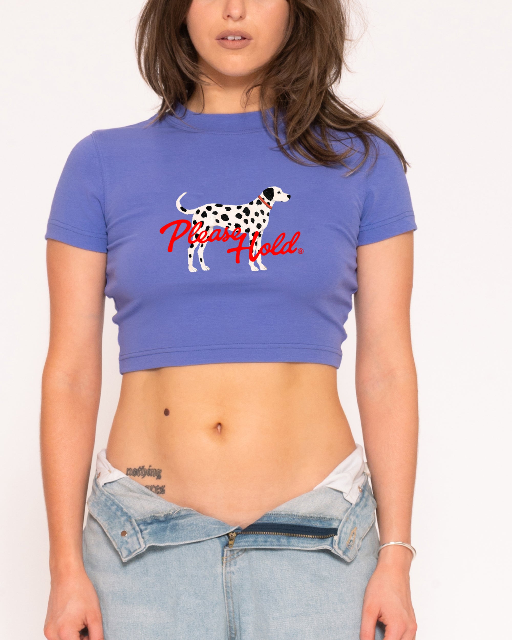 Dalmatian Purple Baby Tee