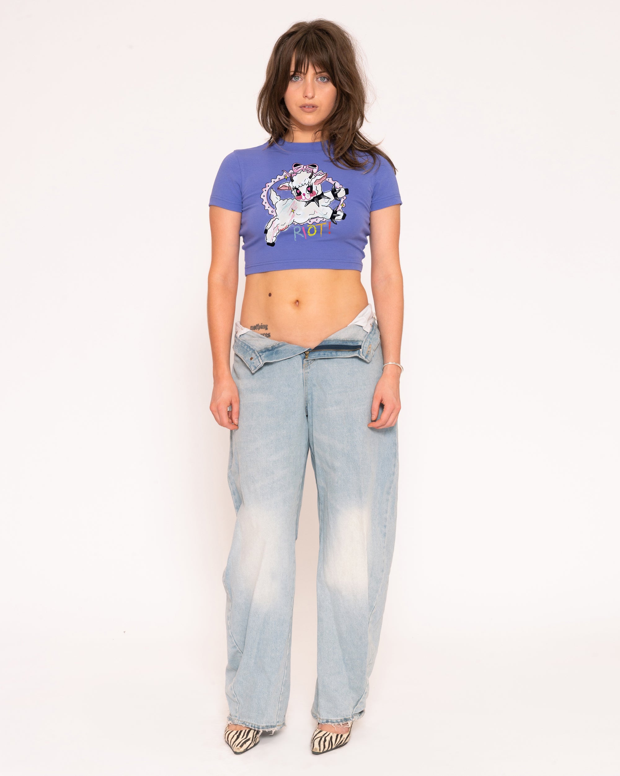 Riot Purple Baby Tee