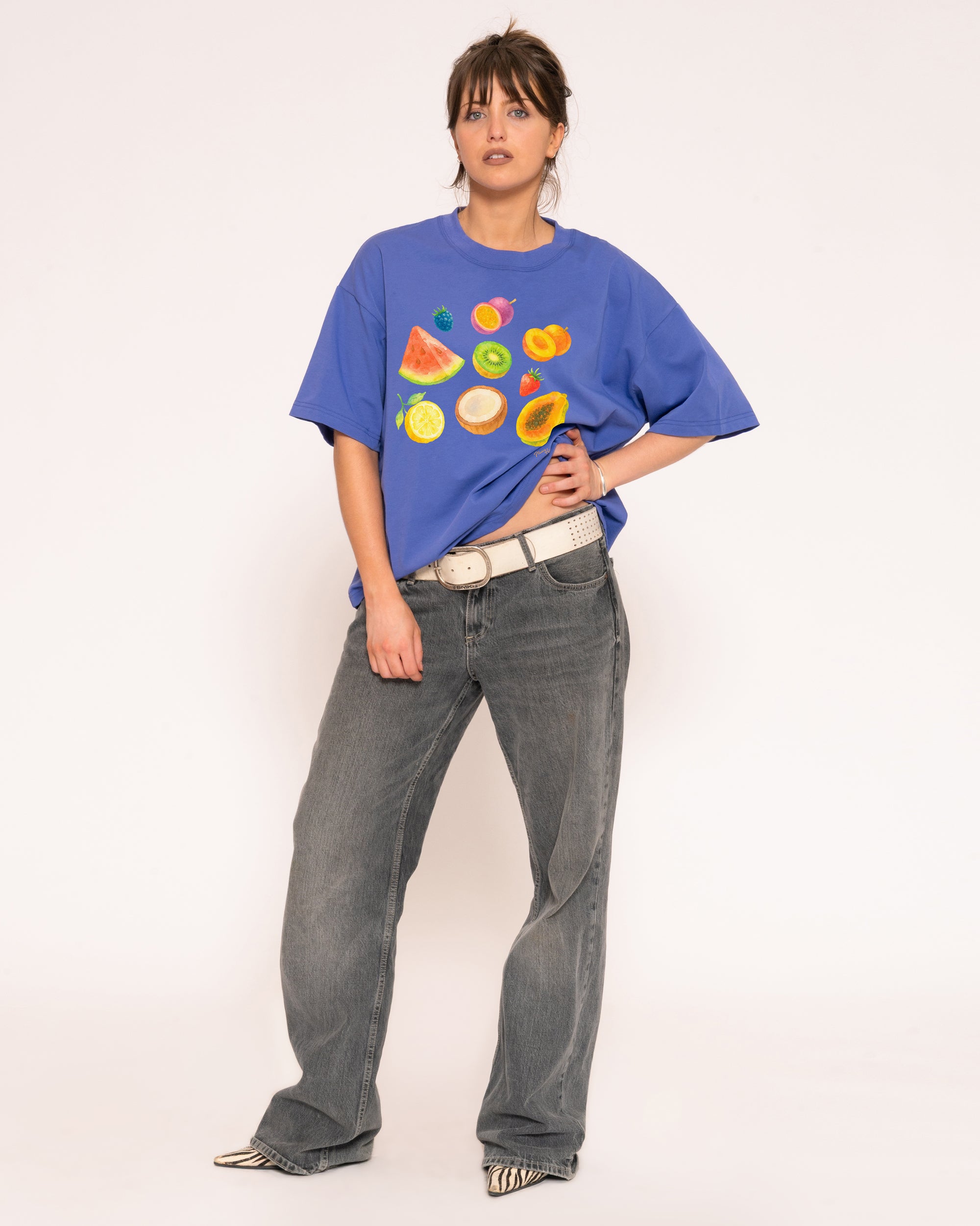 Fruit Platter Boxy Crop Tee
