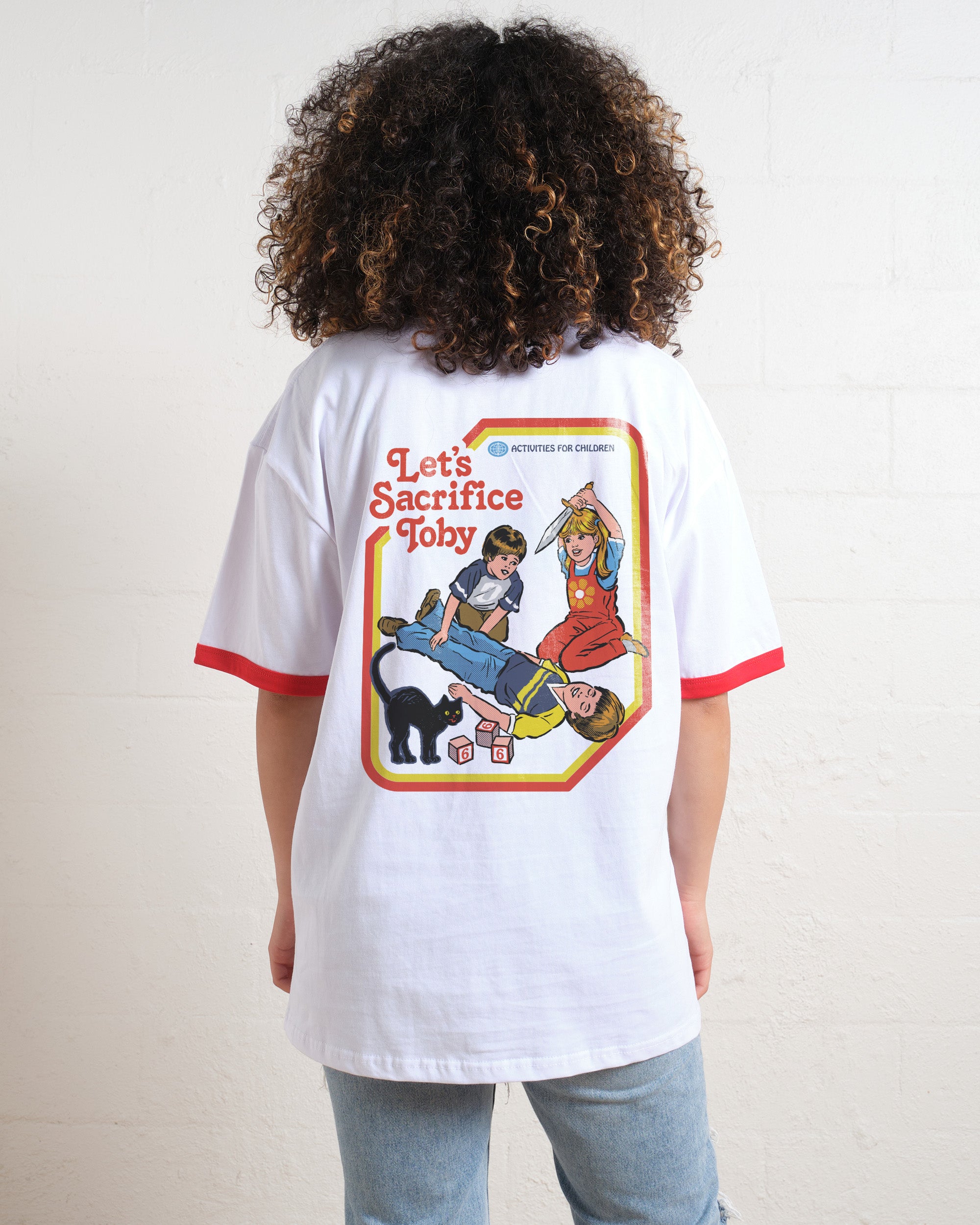 Let's Sacrifice Toby Front and Back T-Shirt Australia Online