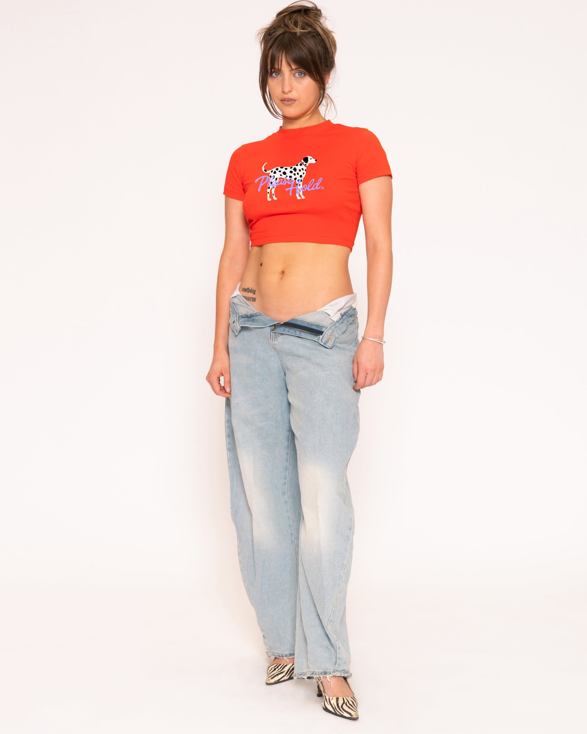 Dalmatian Red Baby Tee