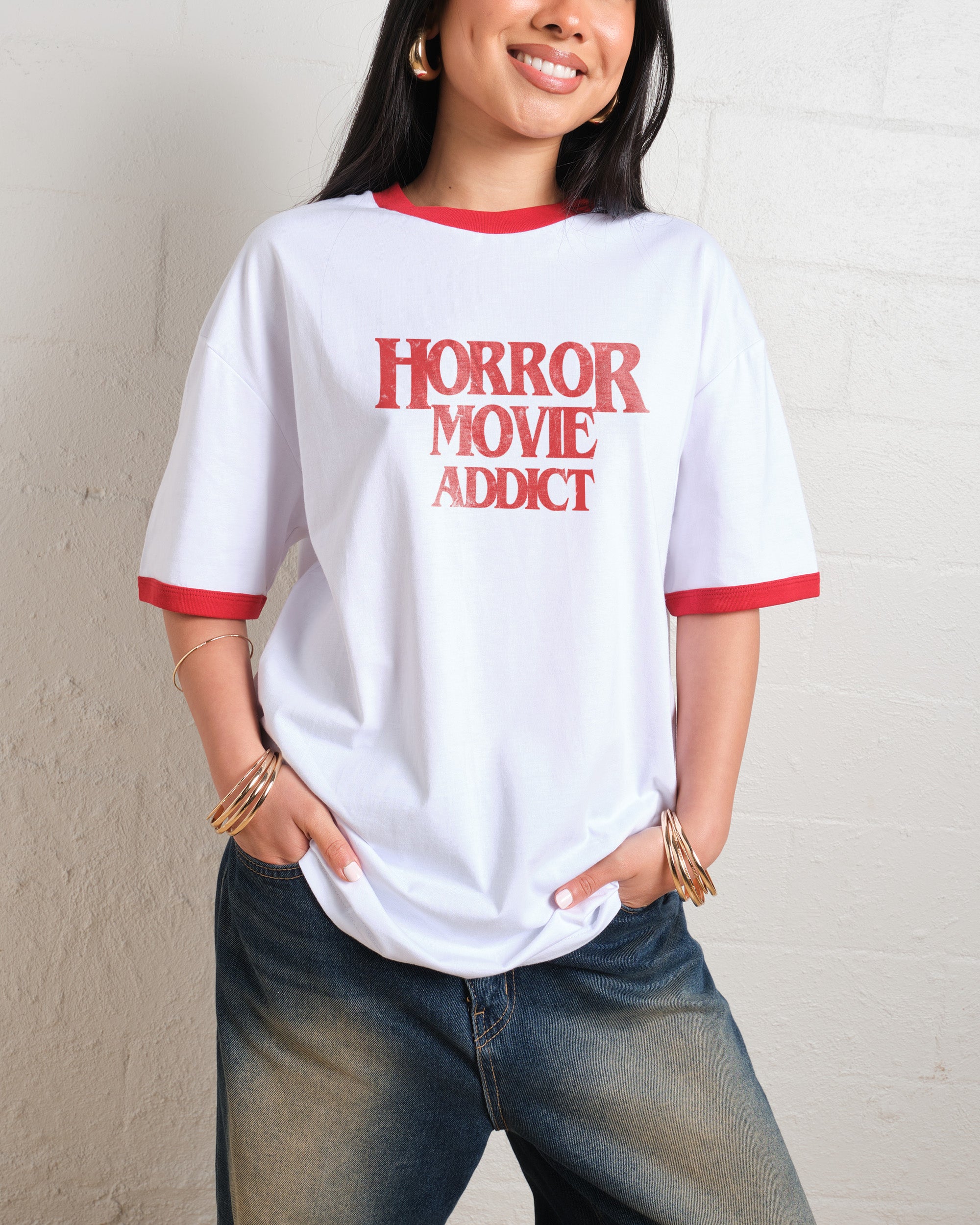 Horror Movie Addict T-Shirt Australia Online