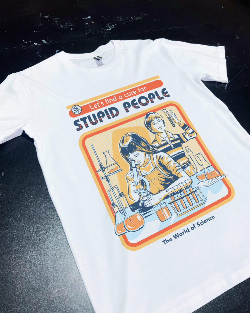 Let's Find a Cure for Stupid People T-Shirt Australia Online