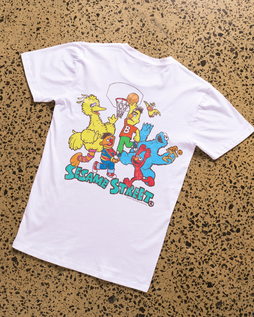 Sesame Street Hoops T-Shirt Australia Online #colour_white