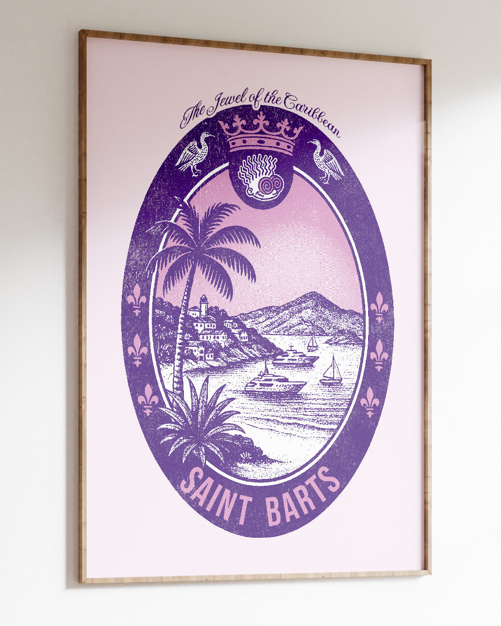 Saint Barts Scene Art Print