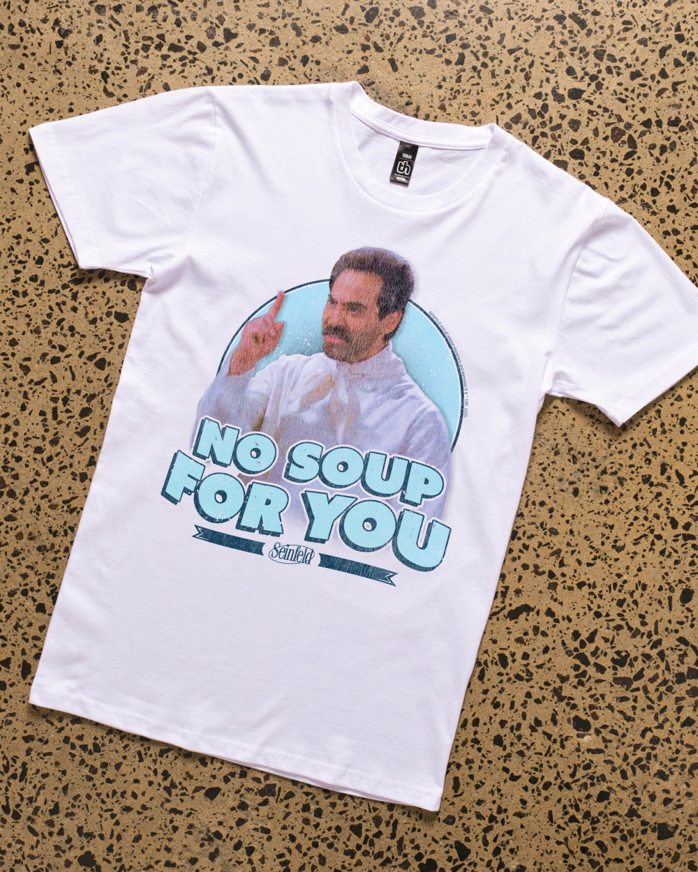 No Soup for You T-Shirt Australia Online White