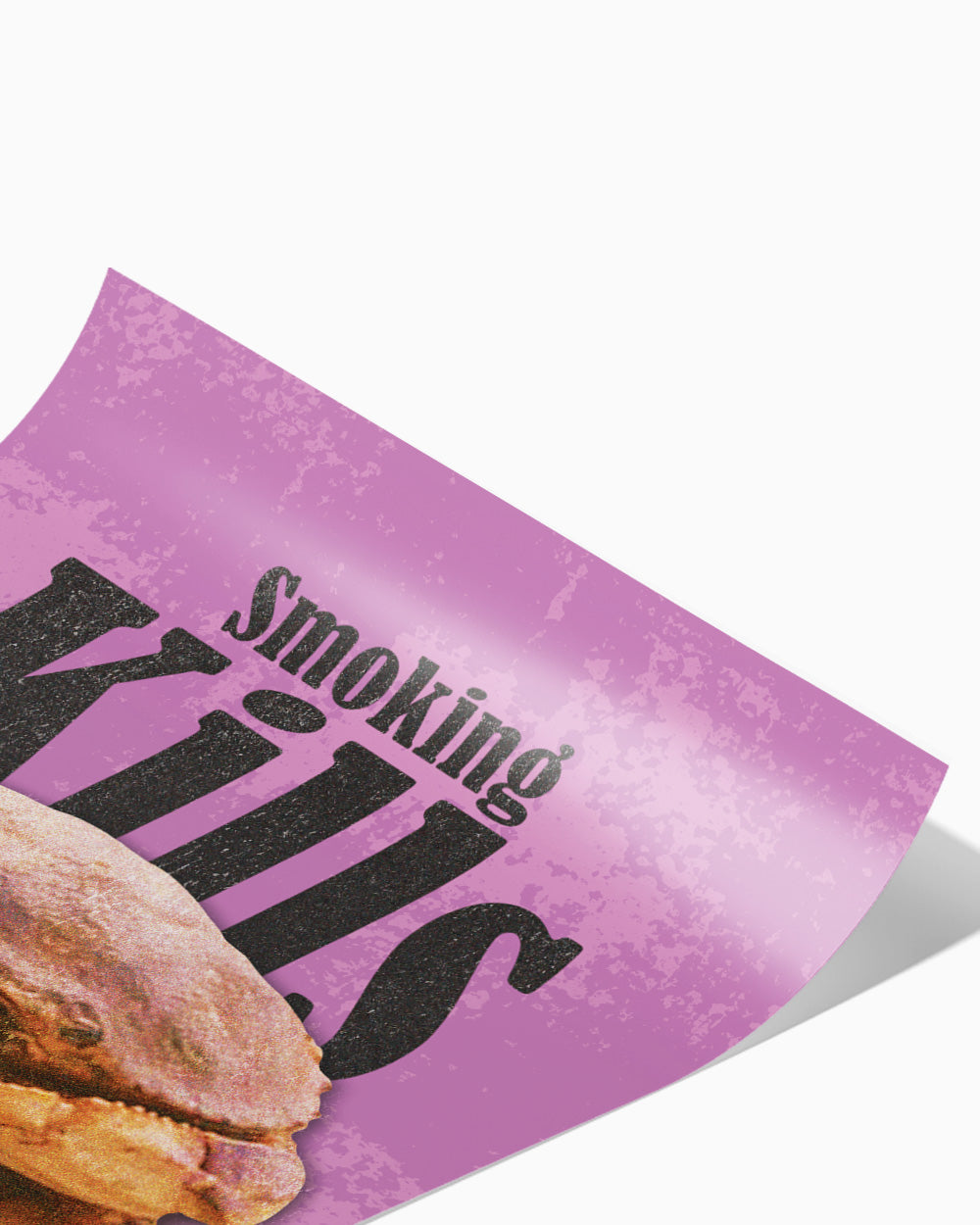 Smoking Kills Art Print #colour_Purple