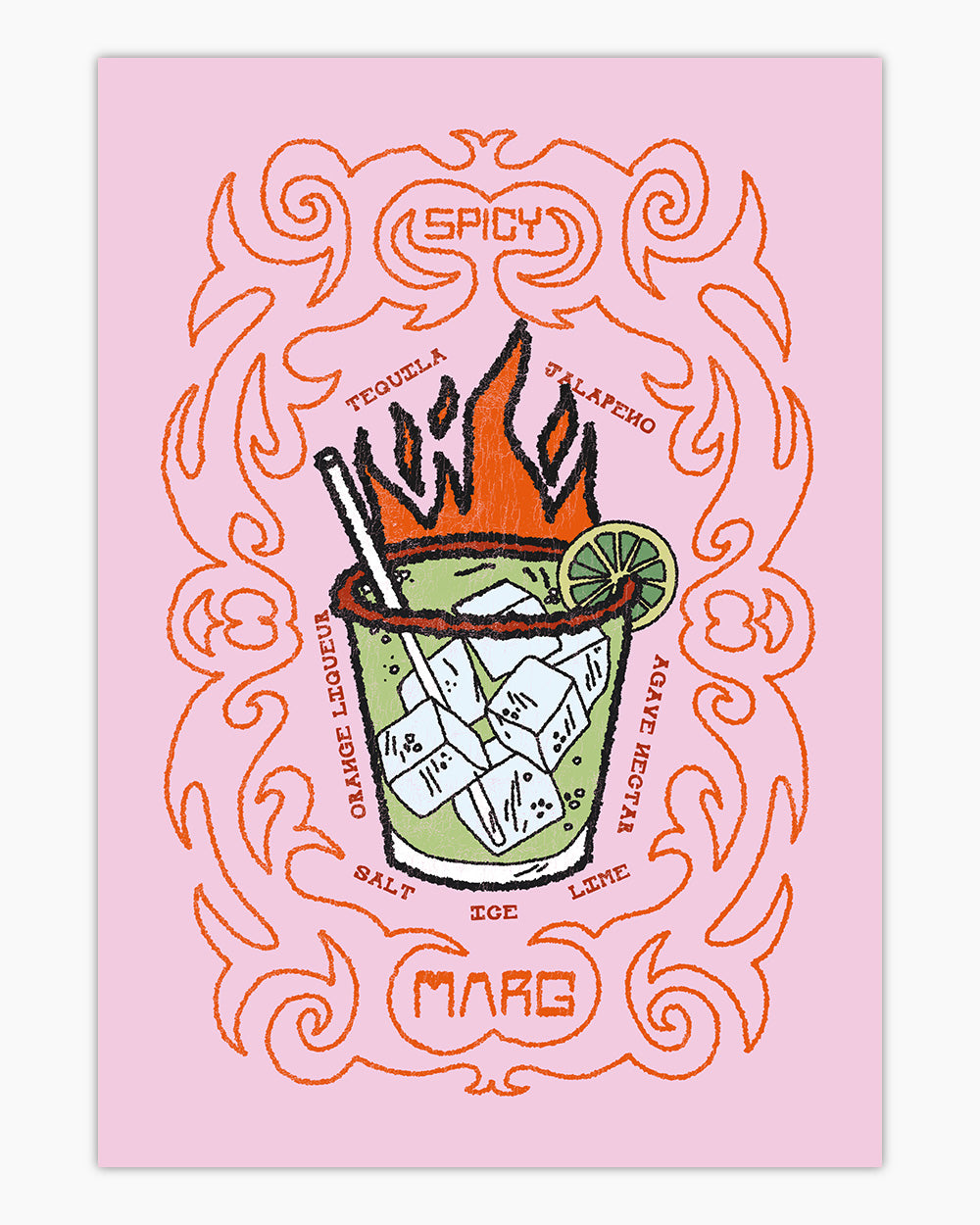 Spicy Marg Art Print Online Australia