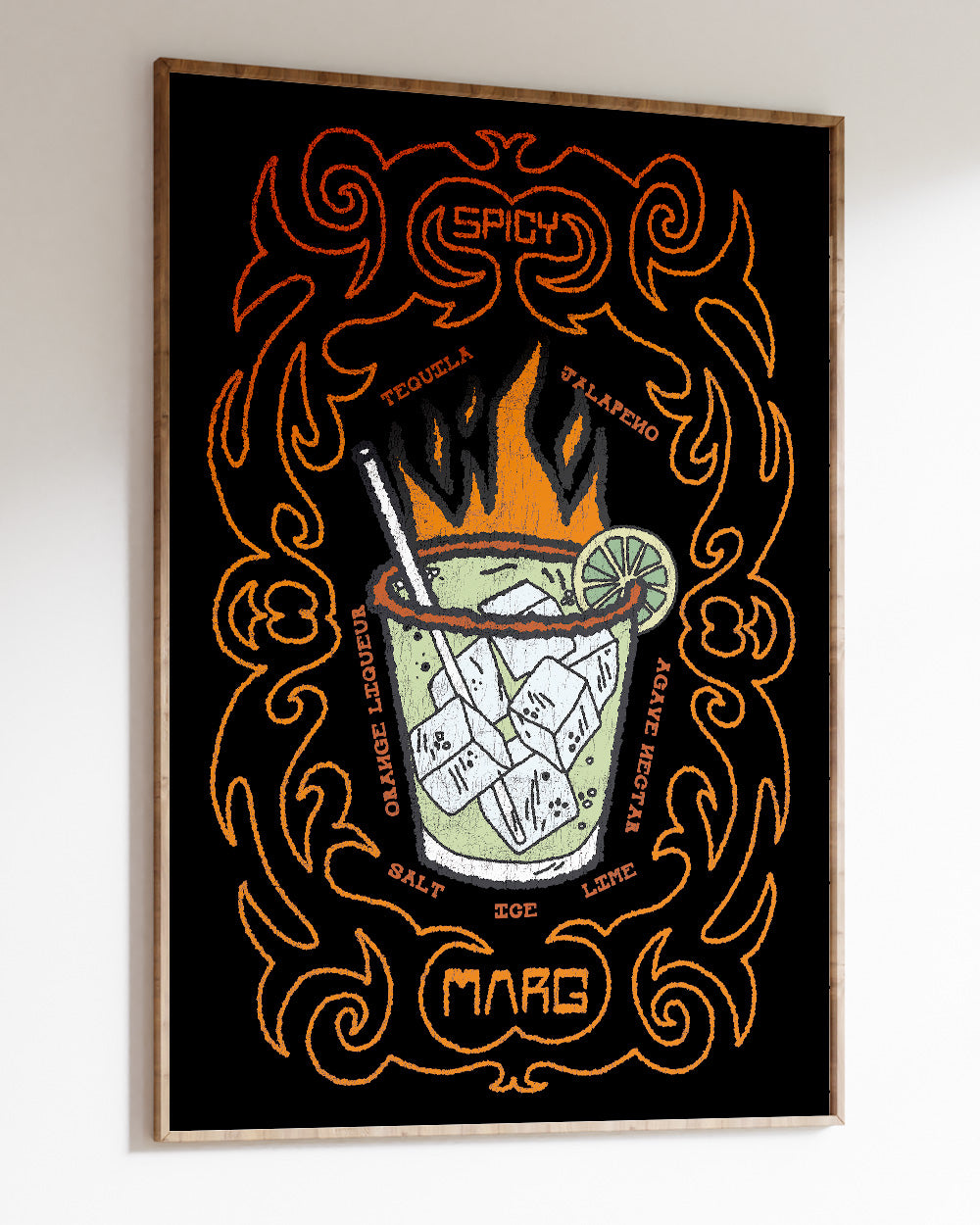 Spicy Marg Art Print Online Australia