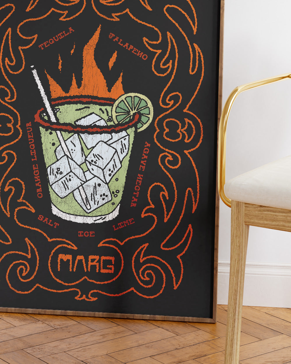 Spicy Marg Art Print Online Australia
