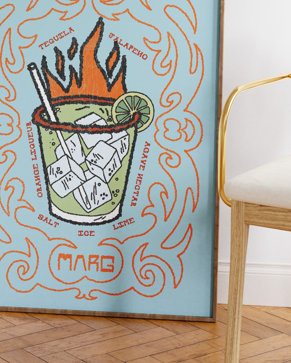 Spicy Marg Art Print Online Australia