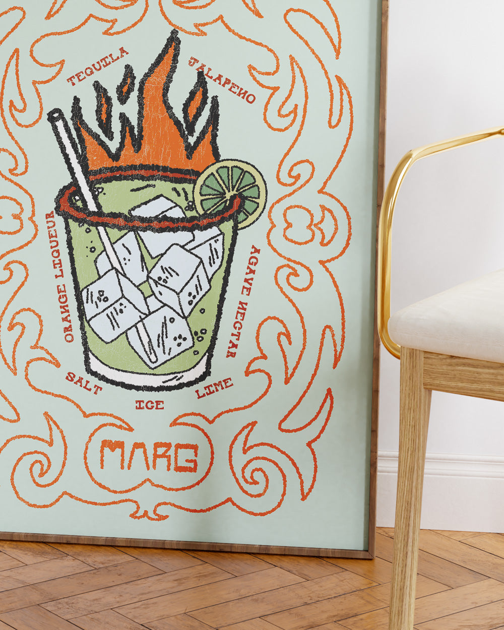 Spicy Marg Art Print Online Australia