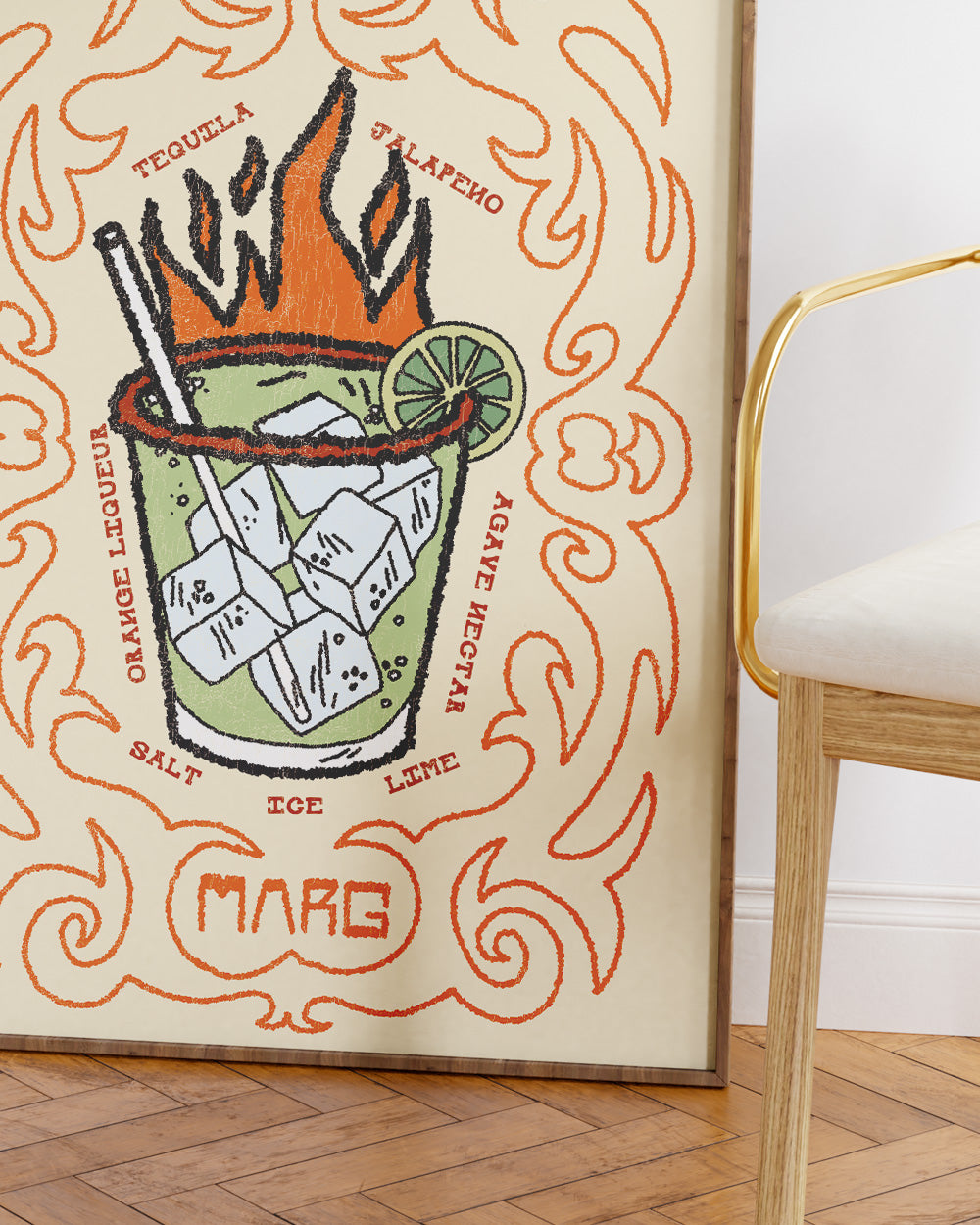 Spicy Marg Art Print Online Australia