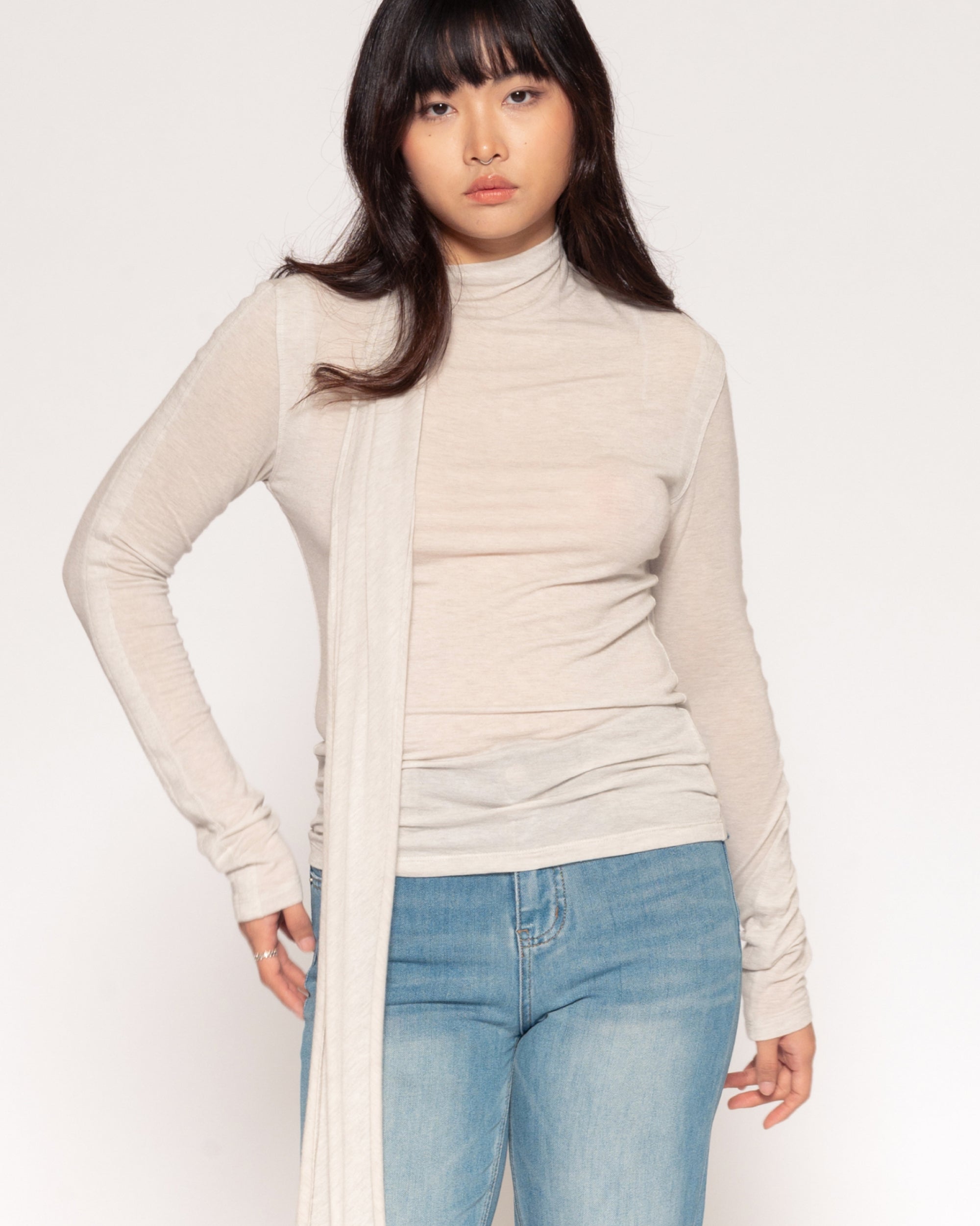 Strung Along Cream Long Sleeve