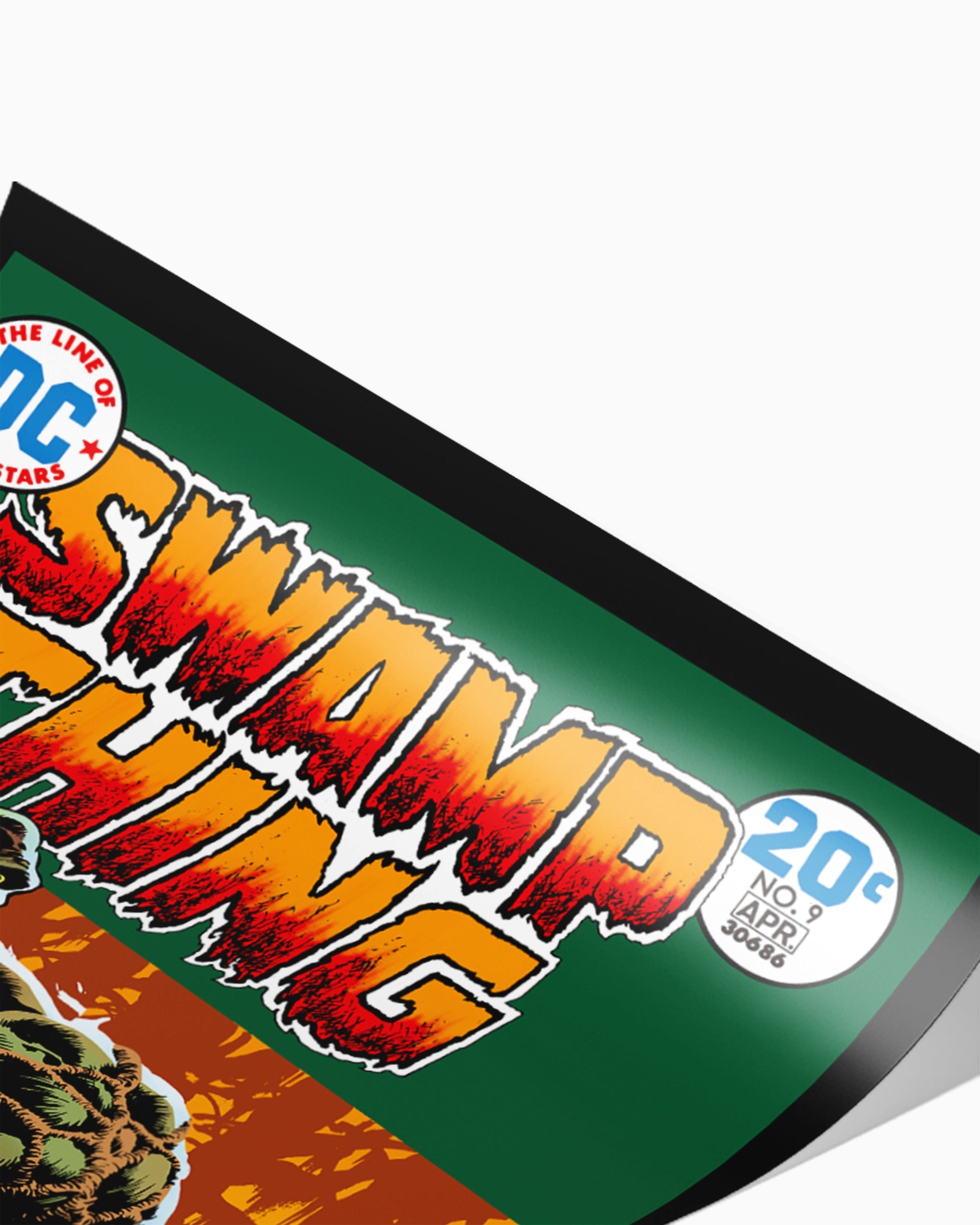 Swamp Thing Art Print #colour_Black