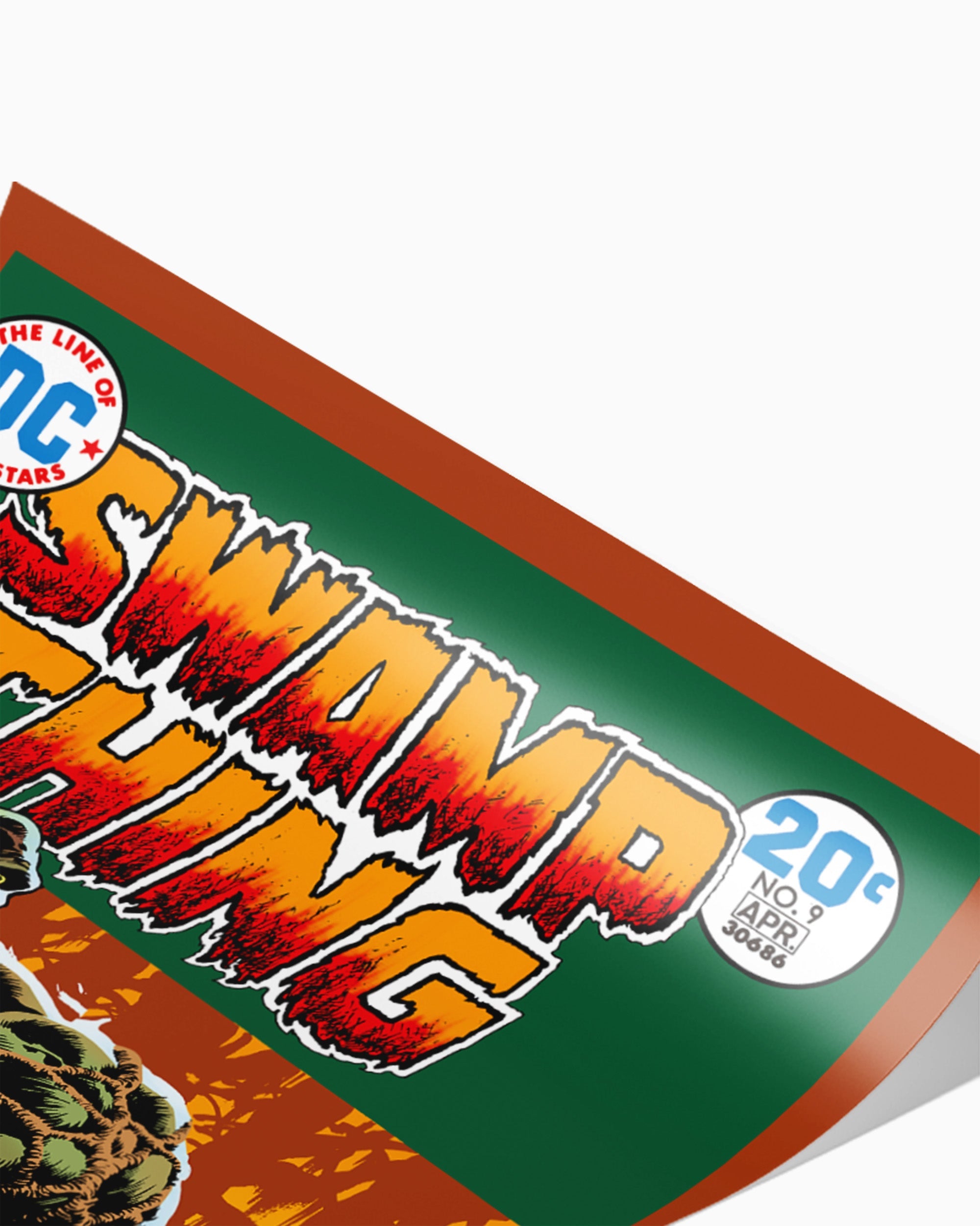 Swamp Thing Art Print #colour_Red