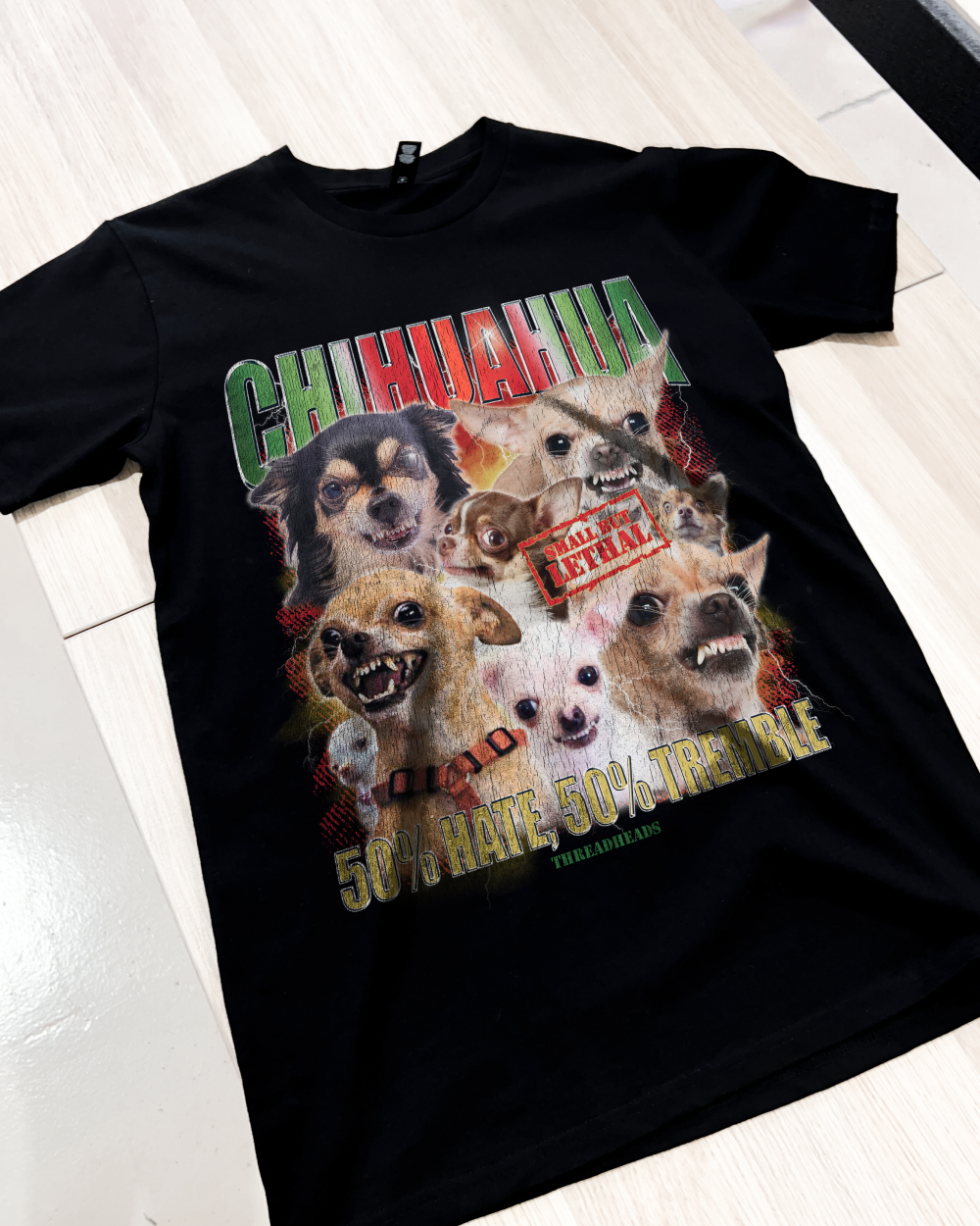 The Chihuahua T-Shirt Australia Online #colour_black
