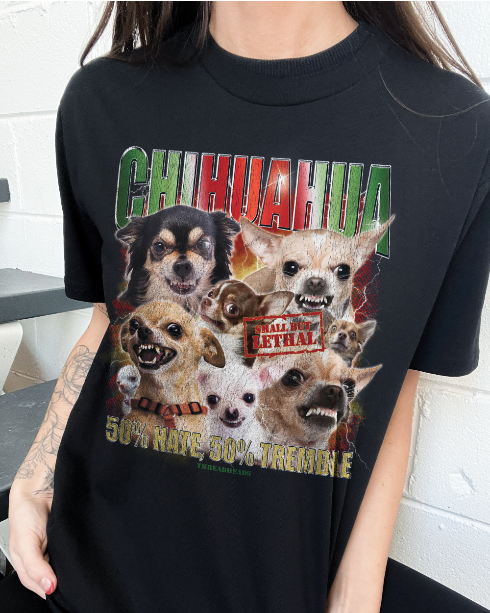 The Chihuahua T-Shirt Australia Online #colour_black