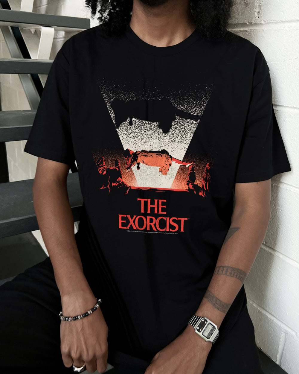 Retro Exorcist T-Shirt Australia Online Black