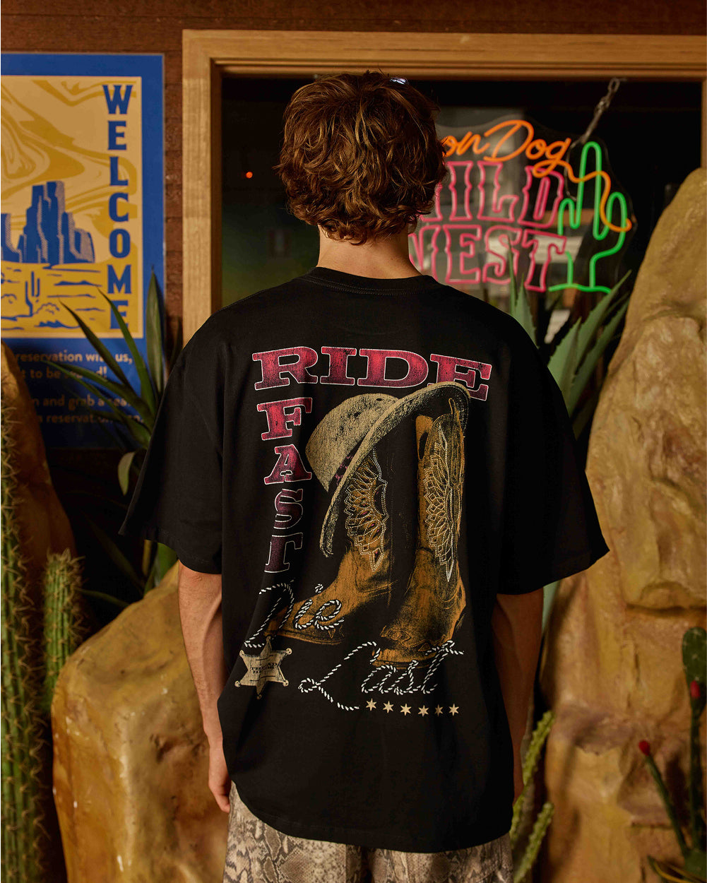 Ride Fast Oversized Tee Australia Online