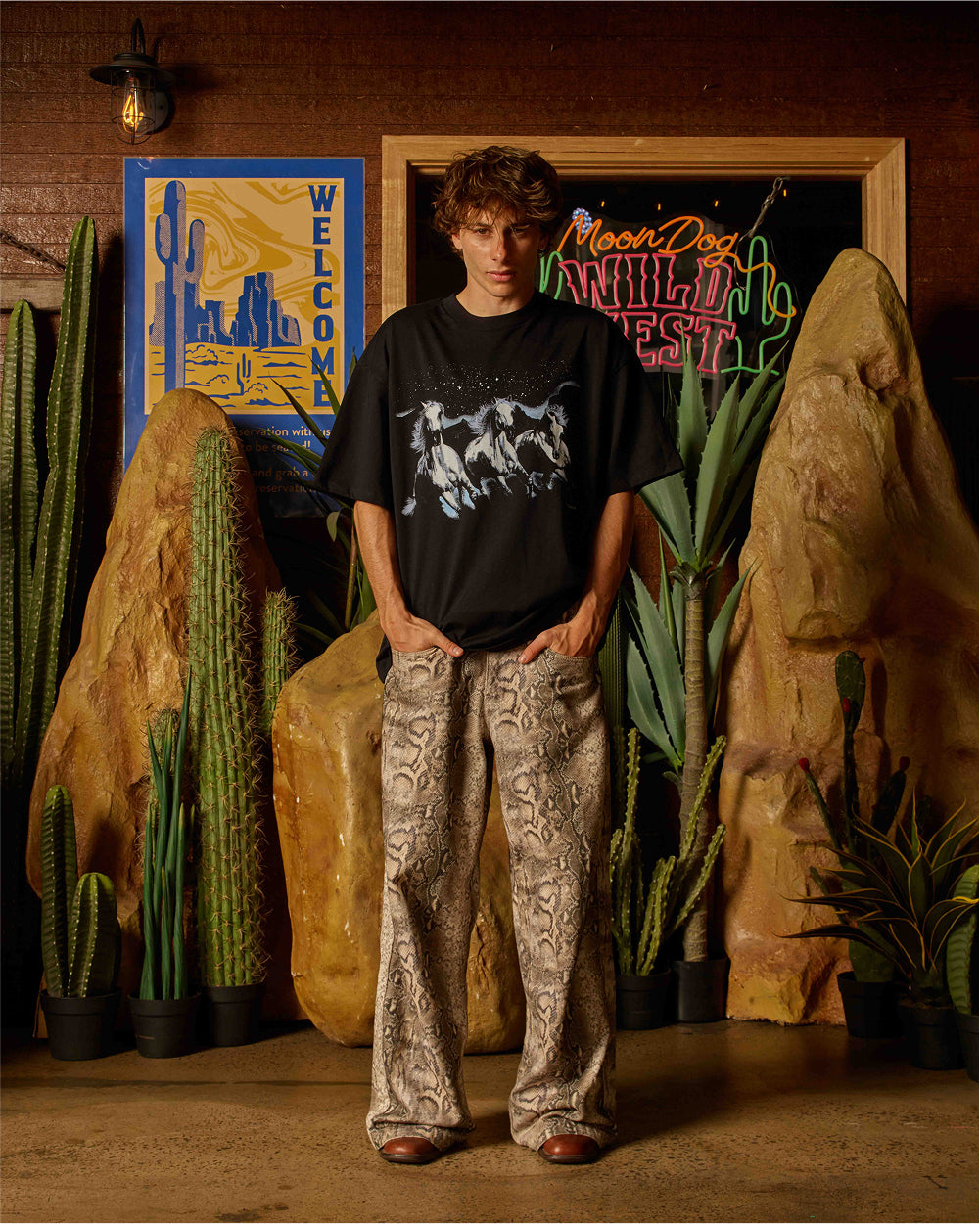 Midnight Rider Oversized Tee Australia Online