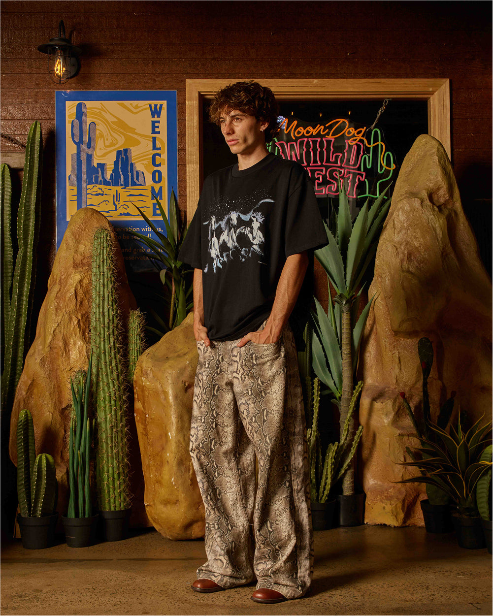 Midnight Rider Oversized Tee Australia Online