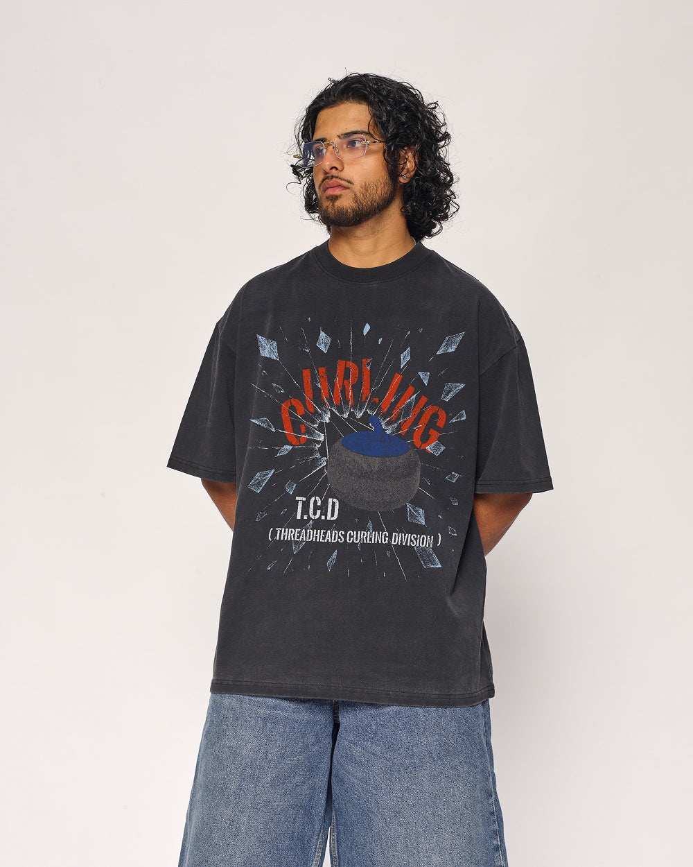 Curling Division Wash Tee