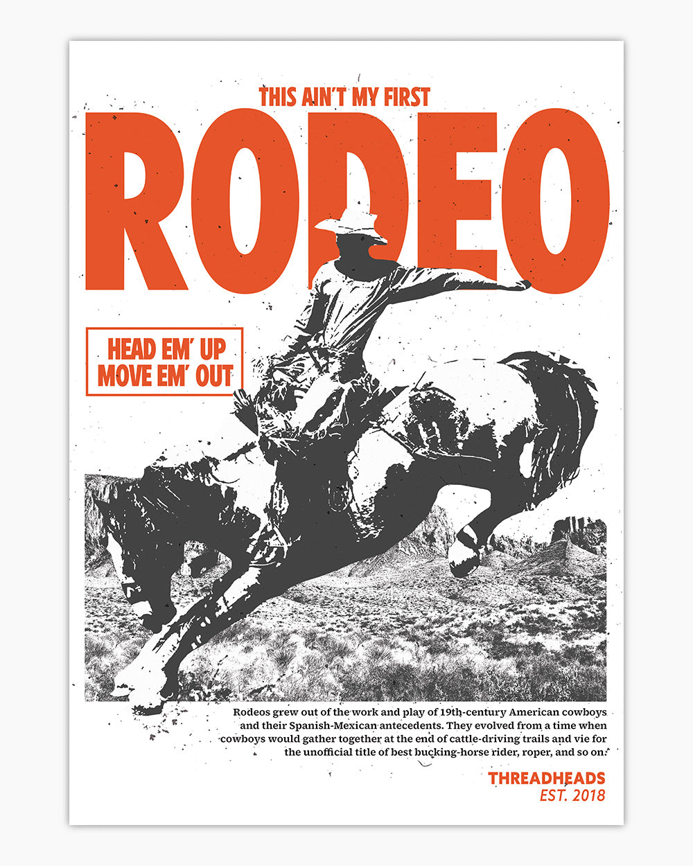 Ain't My First Rodeo Art Print Australia Online