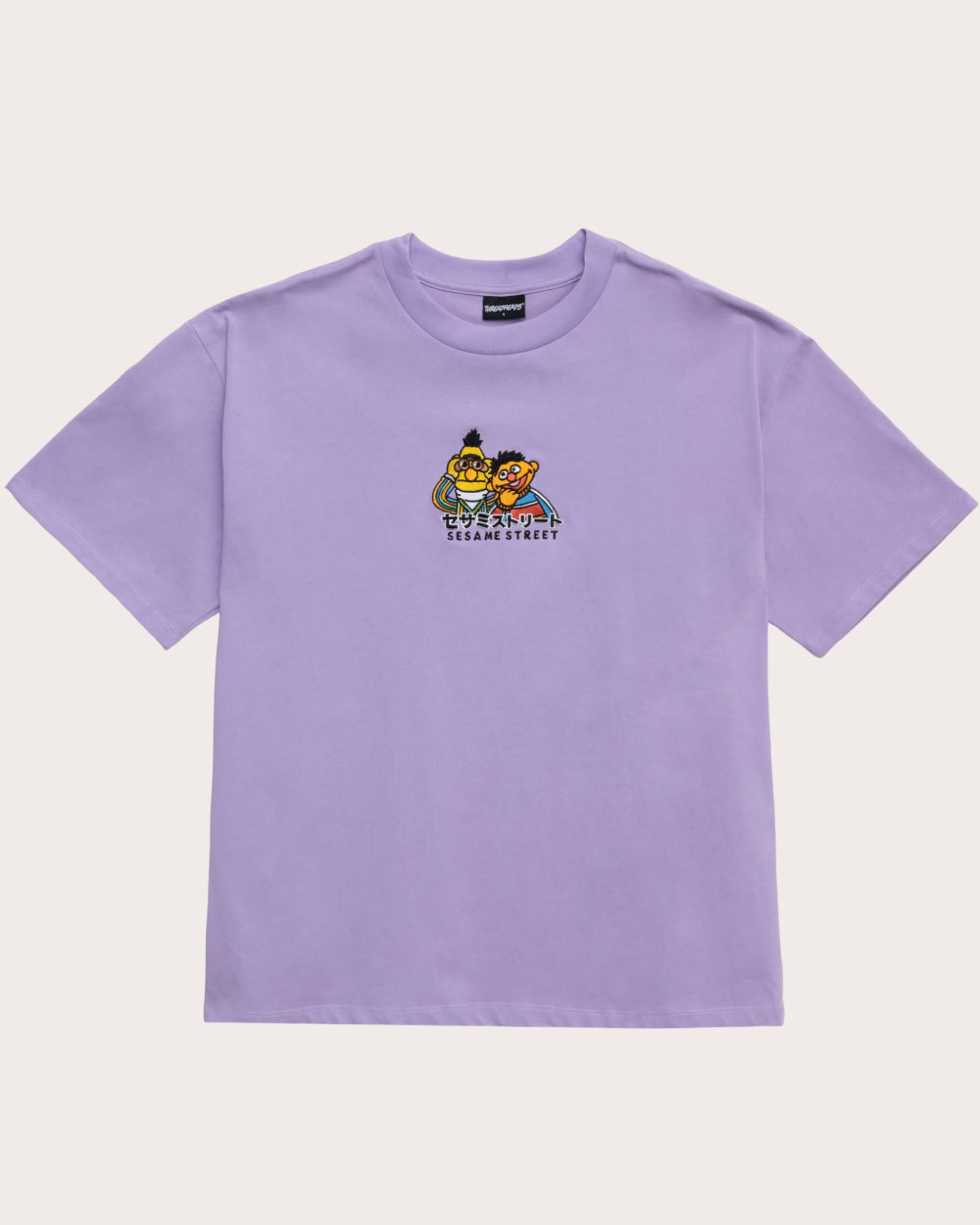 Bert and Ernie Tokyo Oversized Embroidered Tee