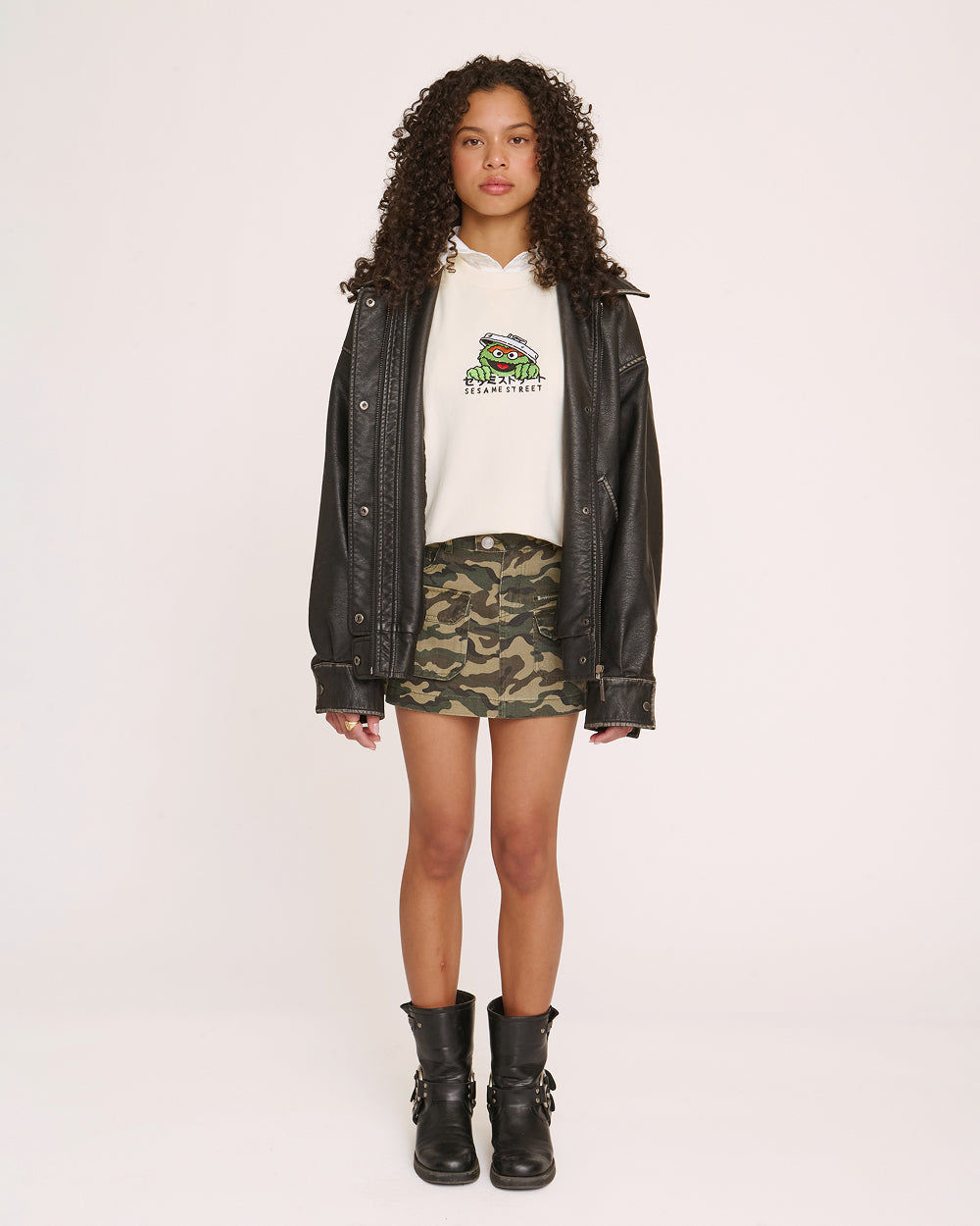Oscar Tokyo Oversized Embroidered Tee