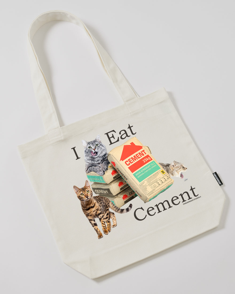 I Eat Cement Tote Bag β view 2