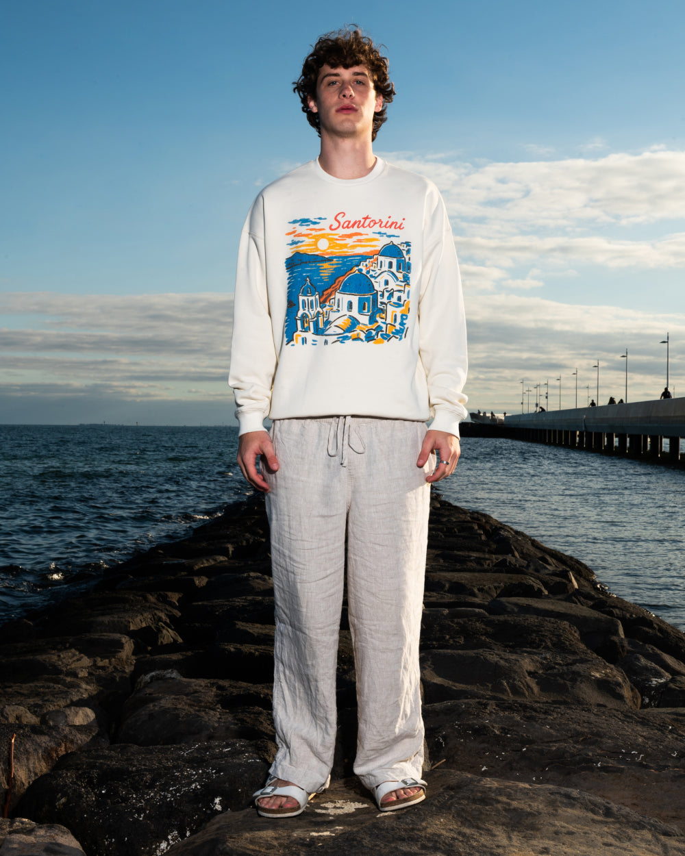 Santorini Sunset Sweatshirt Online Australia