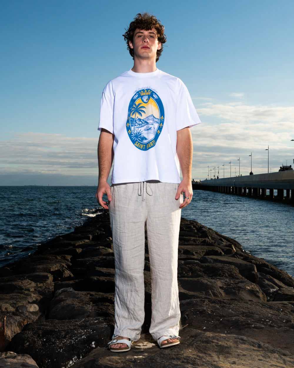 Saint Barts Scene Oversized Tee