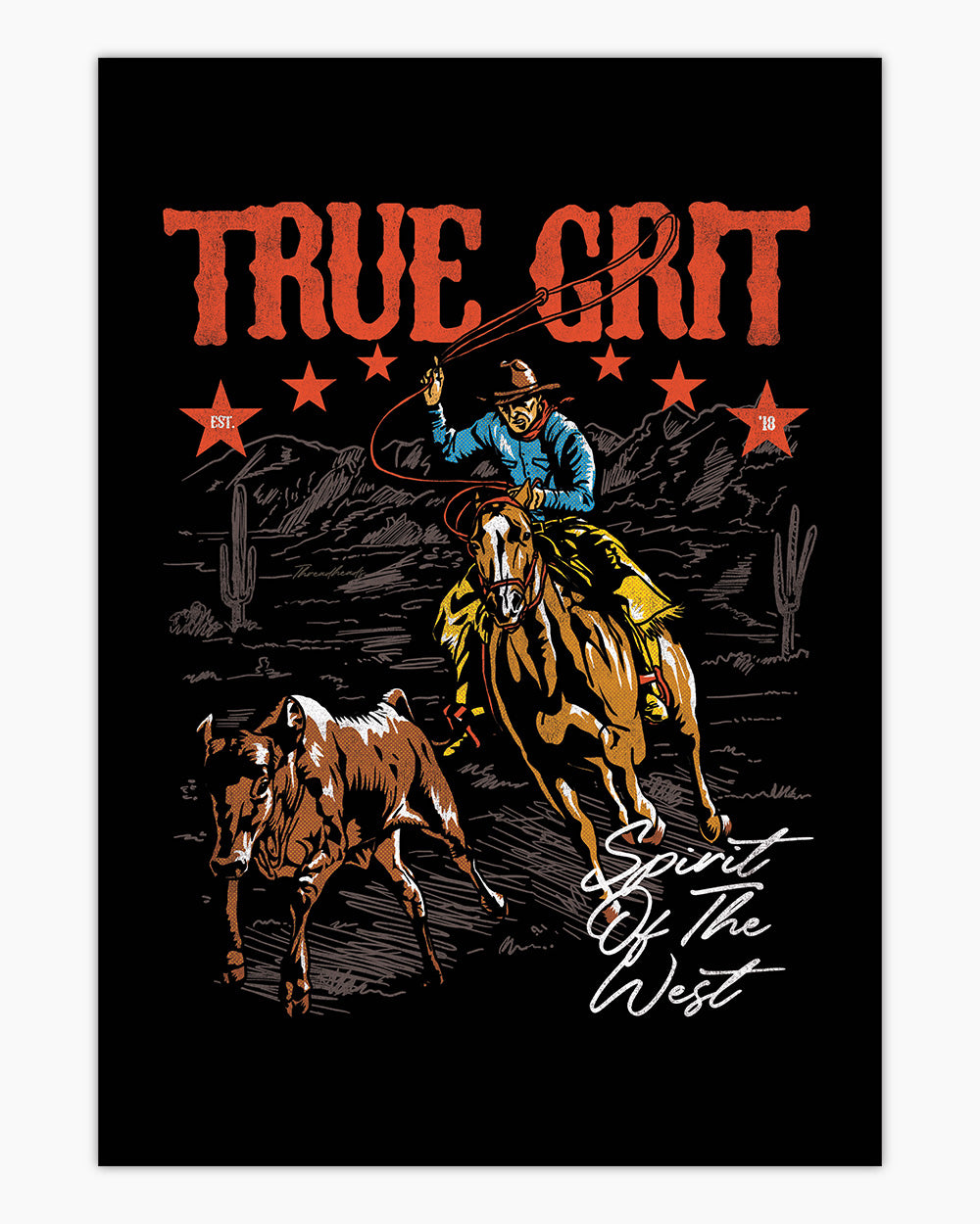 True Grit Art Print Online Australia