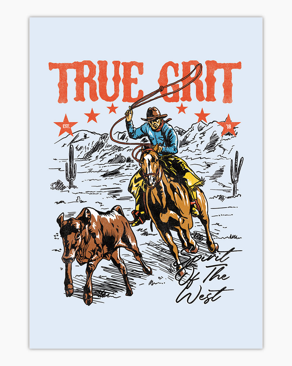 True Grit Art Print Online Australia