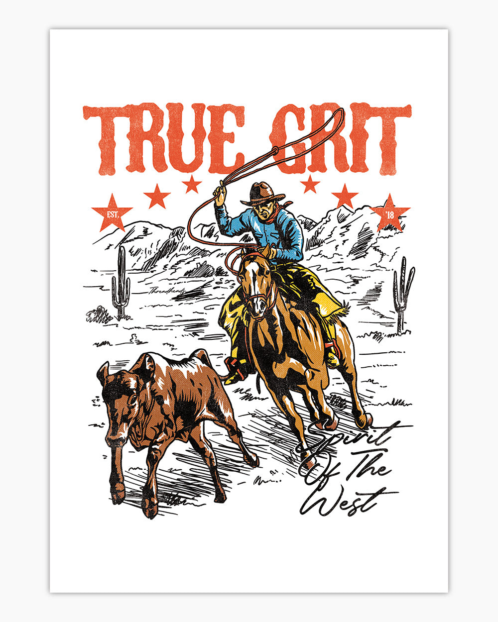 True Grit Art Print Online Australia