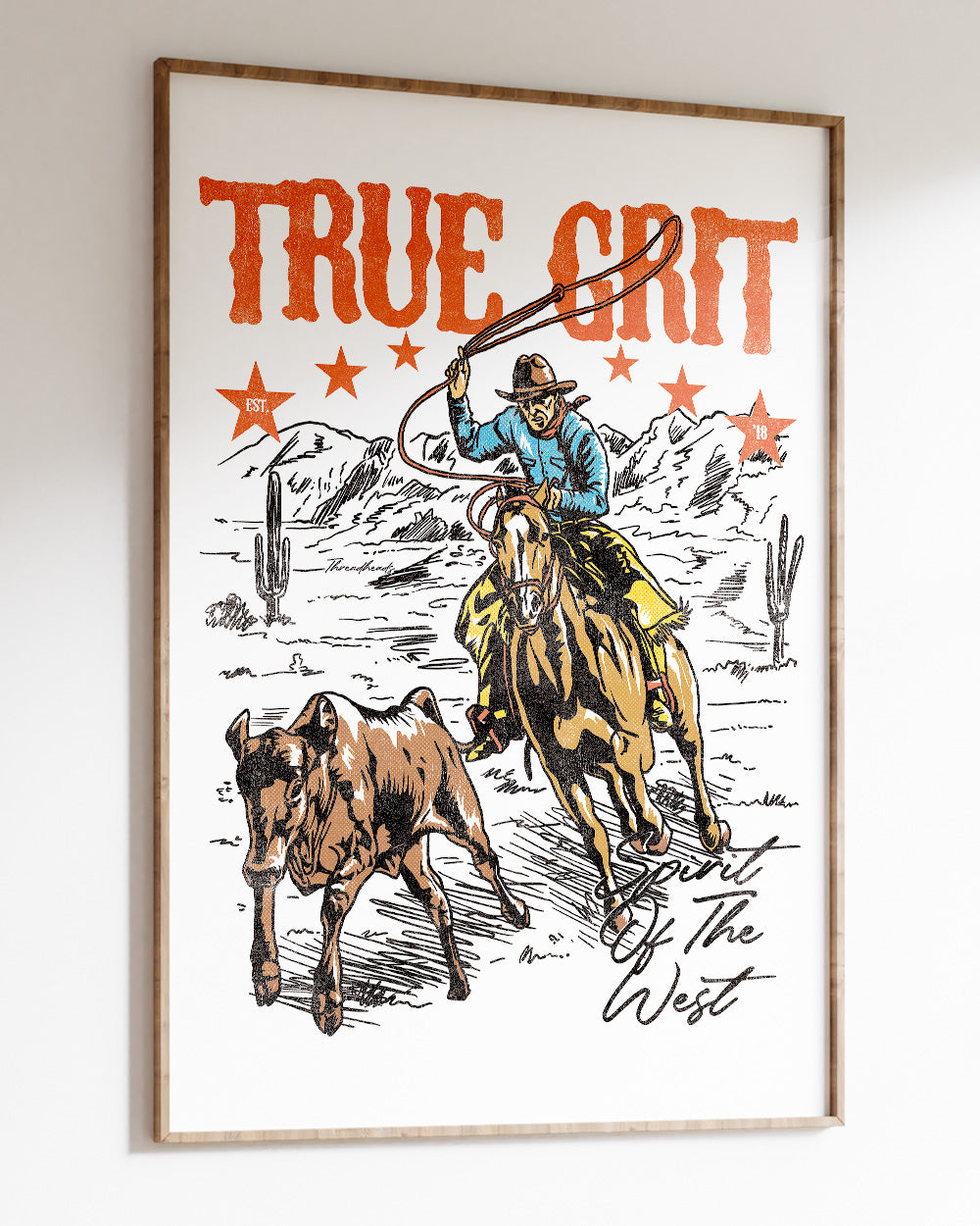True Grit Art Print Online Australia