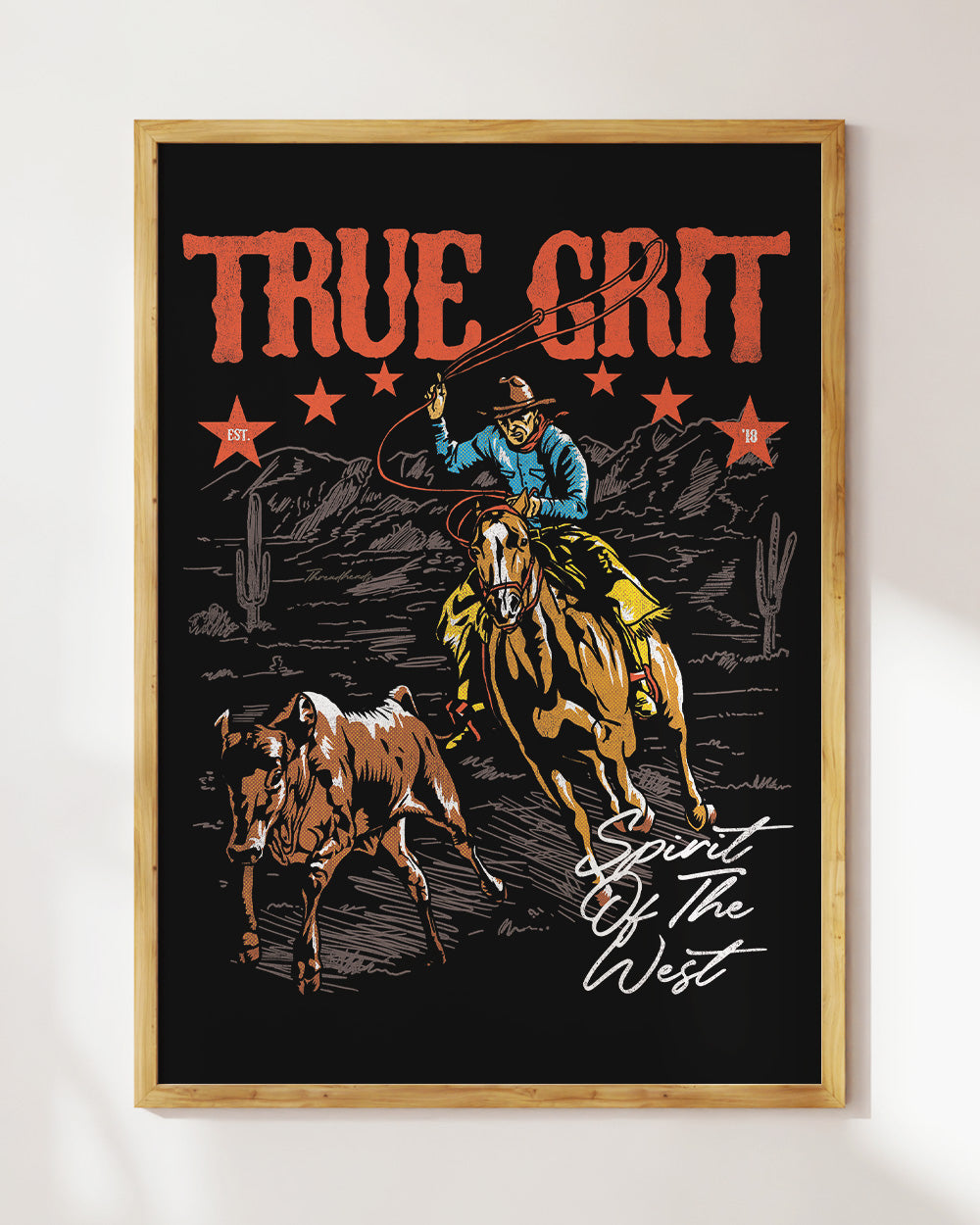 True Grit Art Print Online Australia
