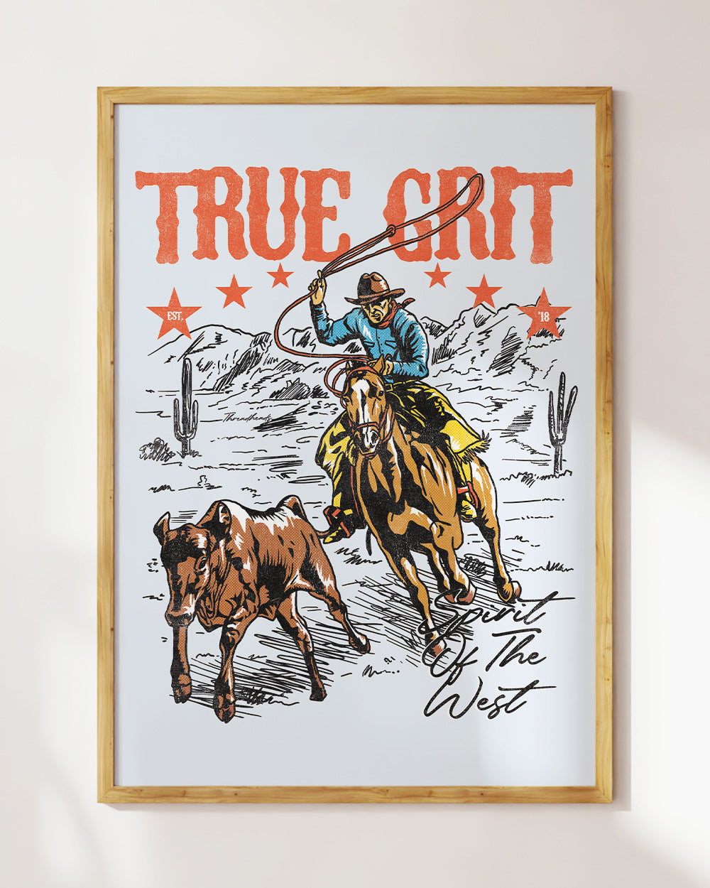 True Grit Art Print Online Australia
