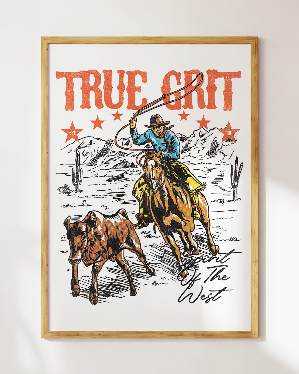 True Grit Art Print Online Australia