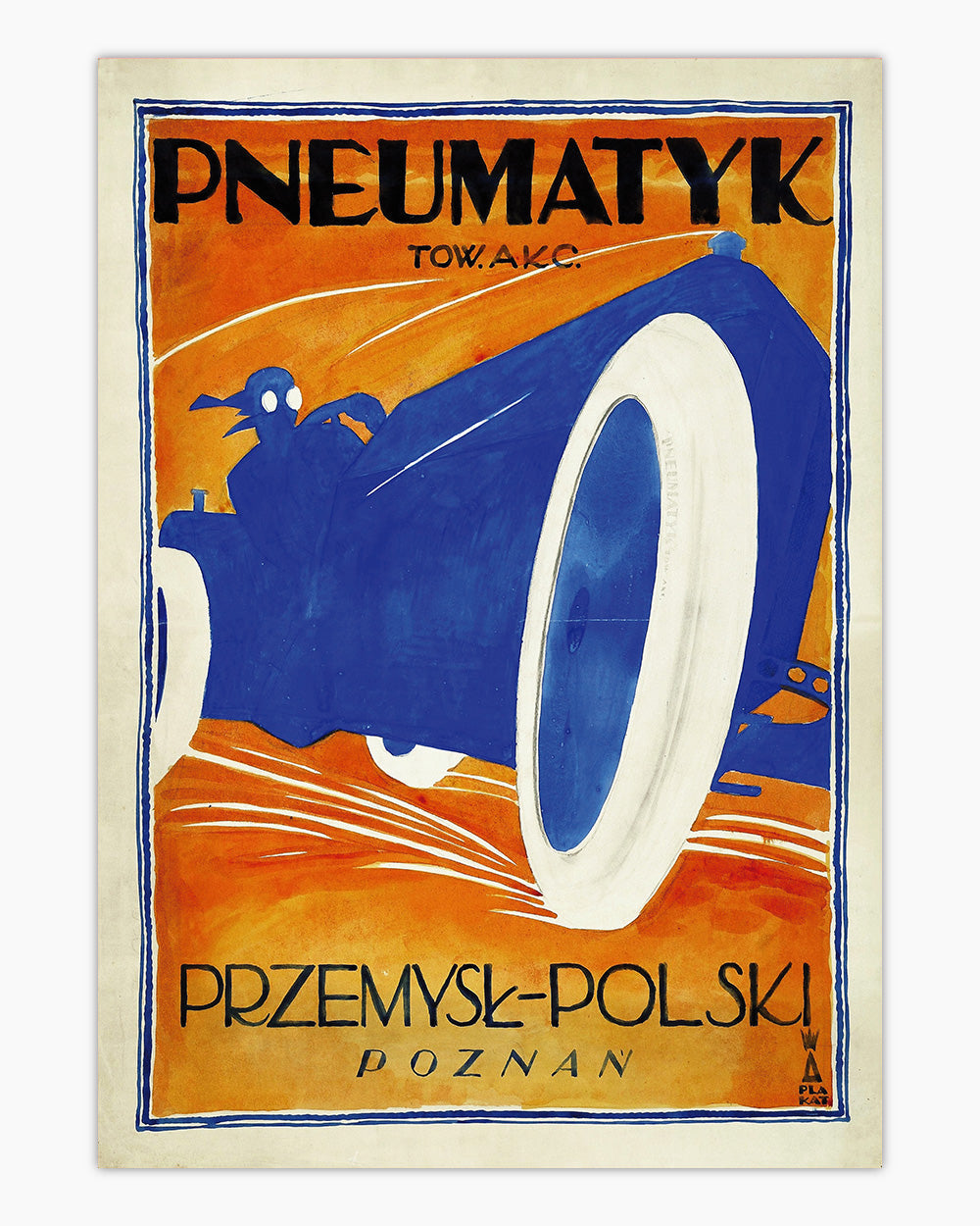 Vintage Poznan Art Print Australia Online