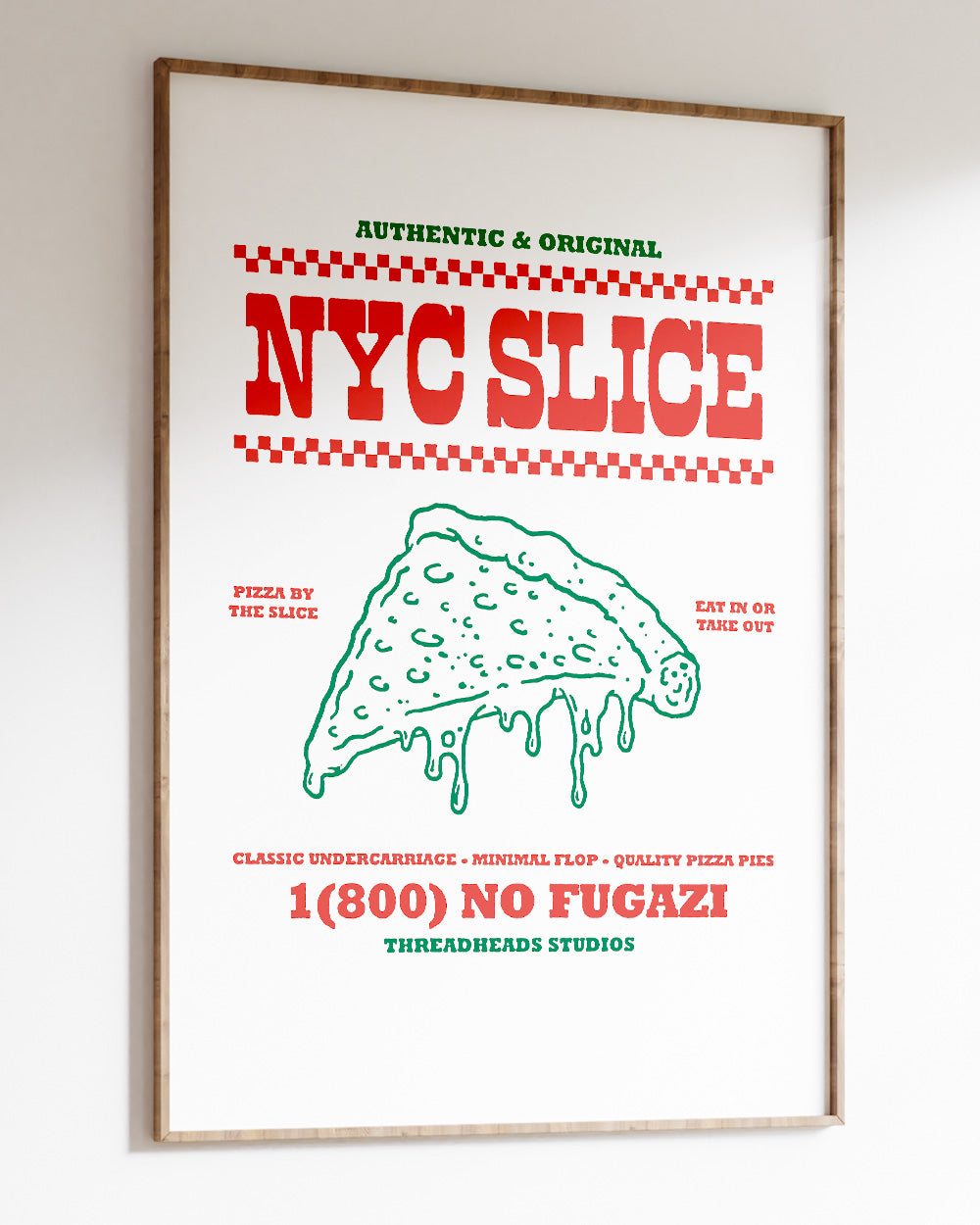 NYC Slice Art Print Threadheads Australia Online