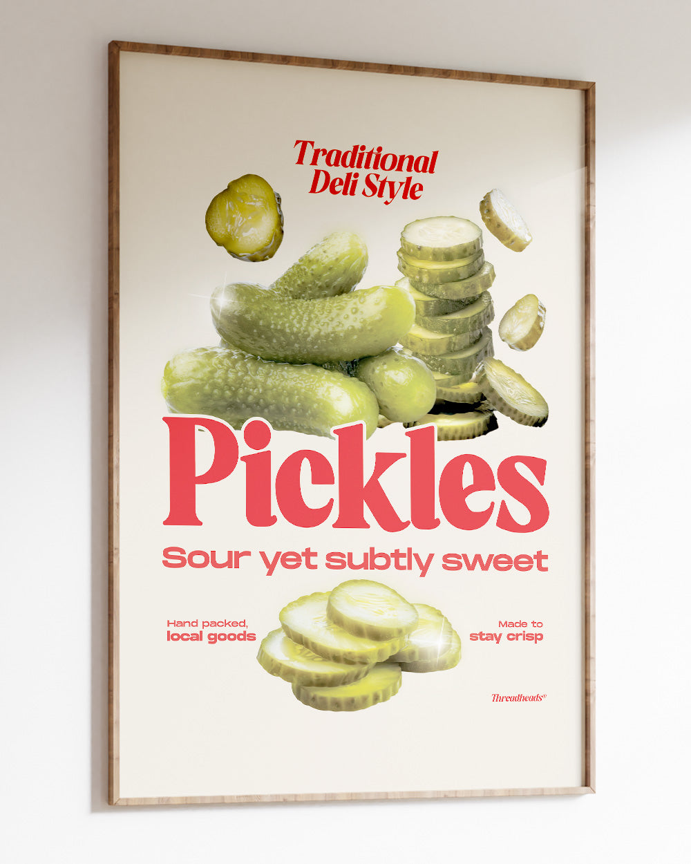 Sour Yet Sweet Pickles Art Print