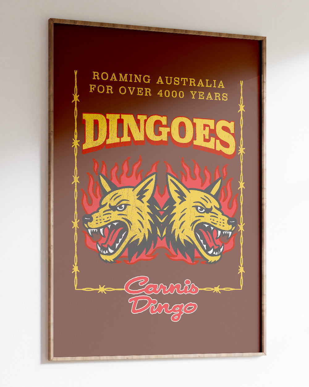 Territory Dingoes Art Print Threadheads Australia Online