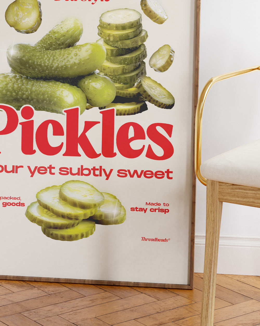 Sour Yet Sweet Pickles Art Print